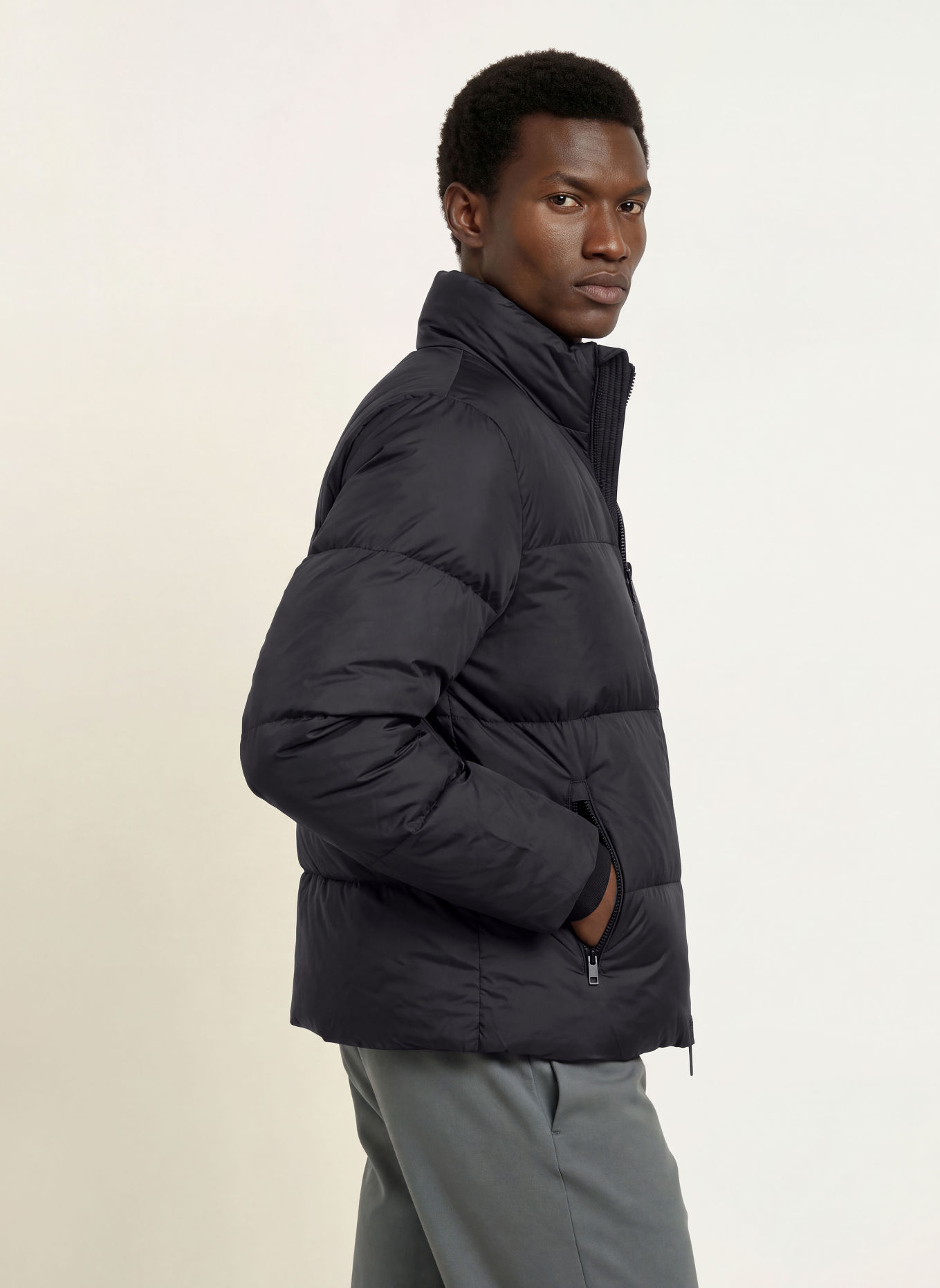 Calvin Klein Down jacket: BLACK