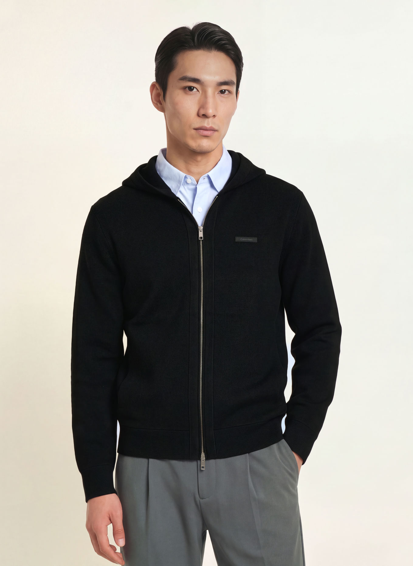 Calvin Klein Cardigan: BLACK
