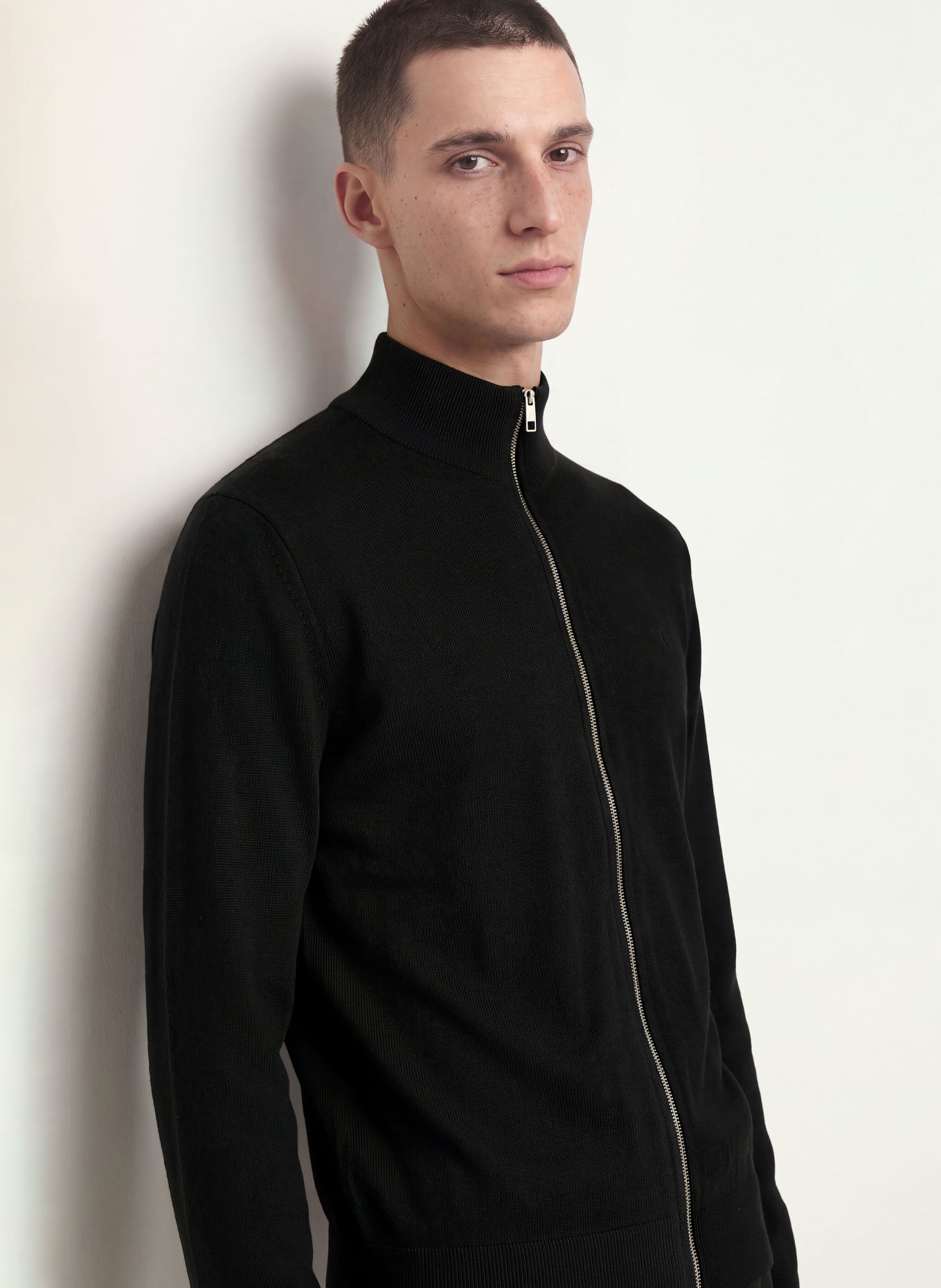 Calvin Klein Merinowool Cardigan: BLACK