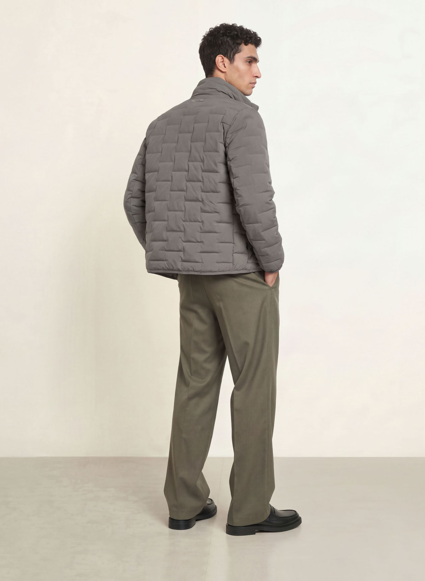Calvin Klein Lightweight-Daunenjacke: GRAU