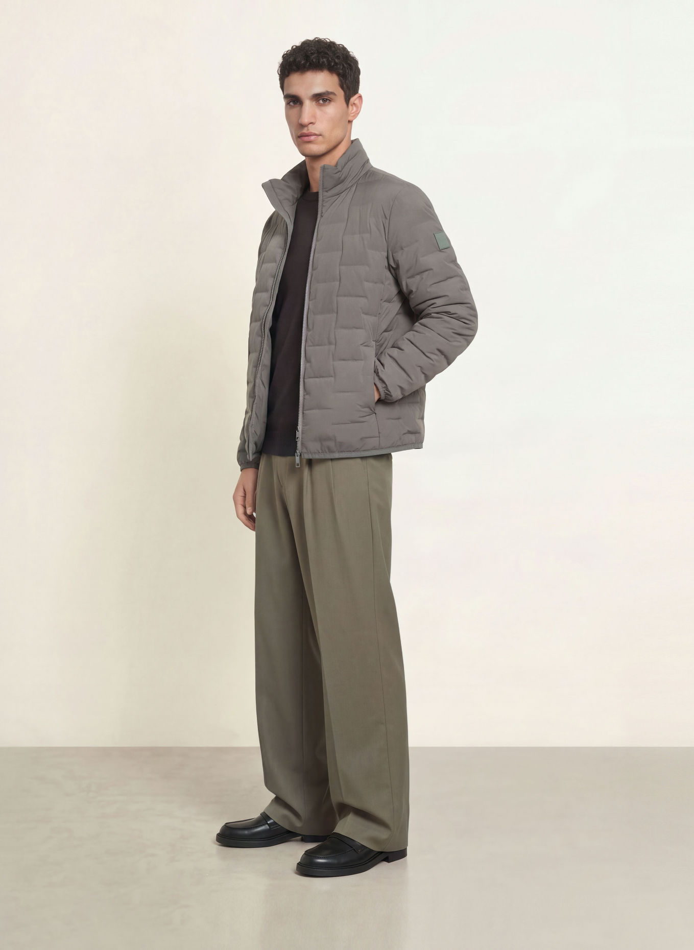 Calvin Klein Lightweight-Daunenjacke: GRAU