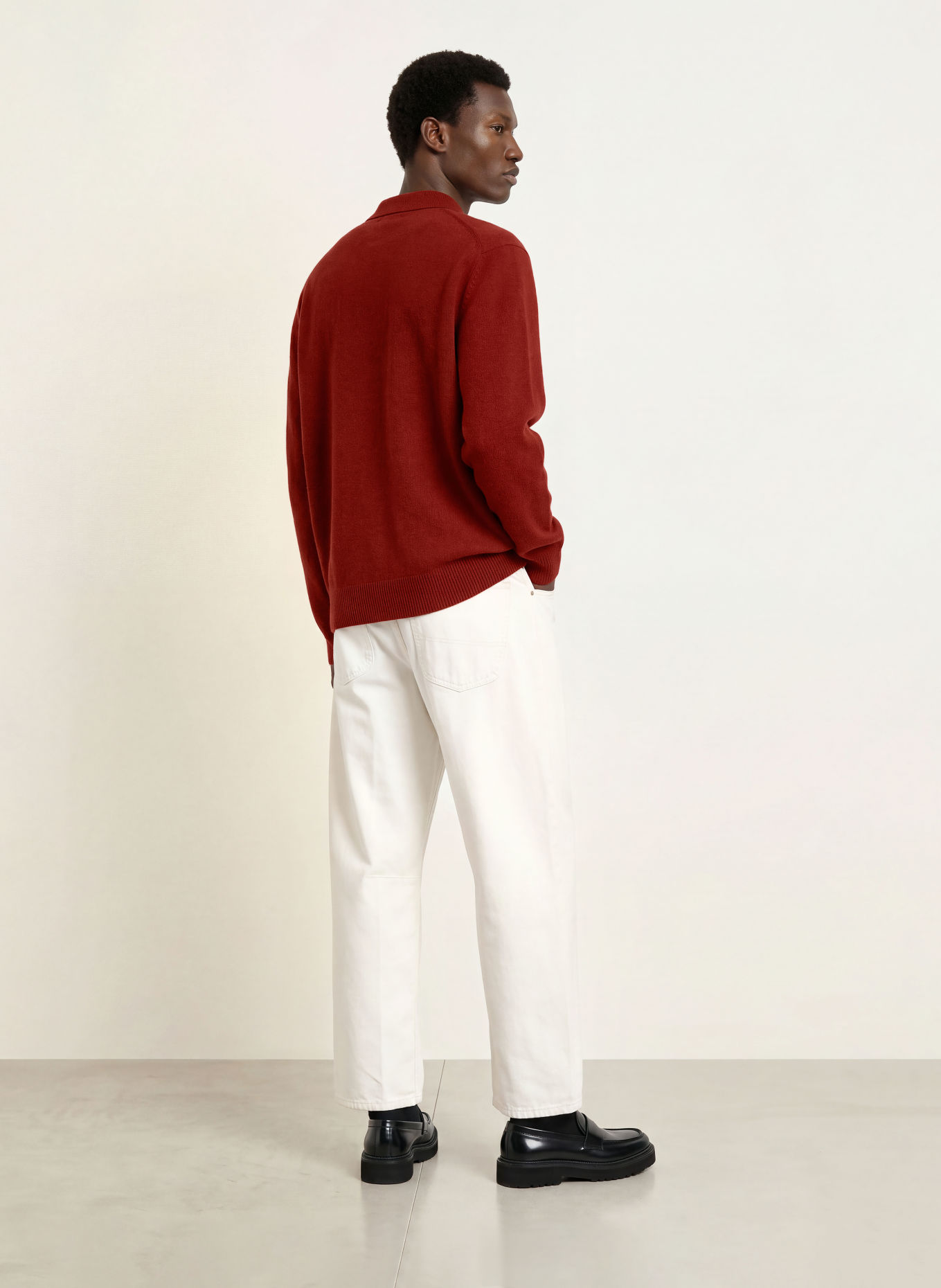 Calvin Klein Half-zip sweater: RED