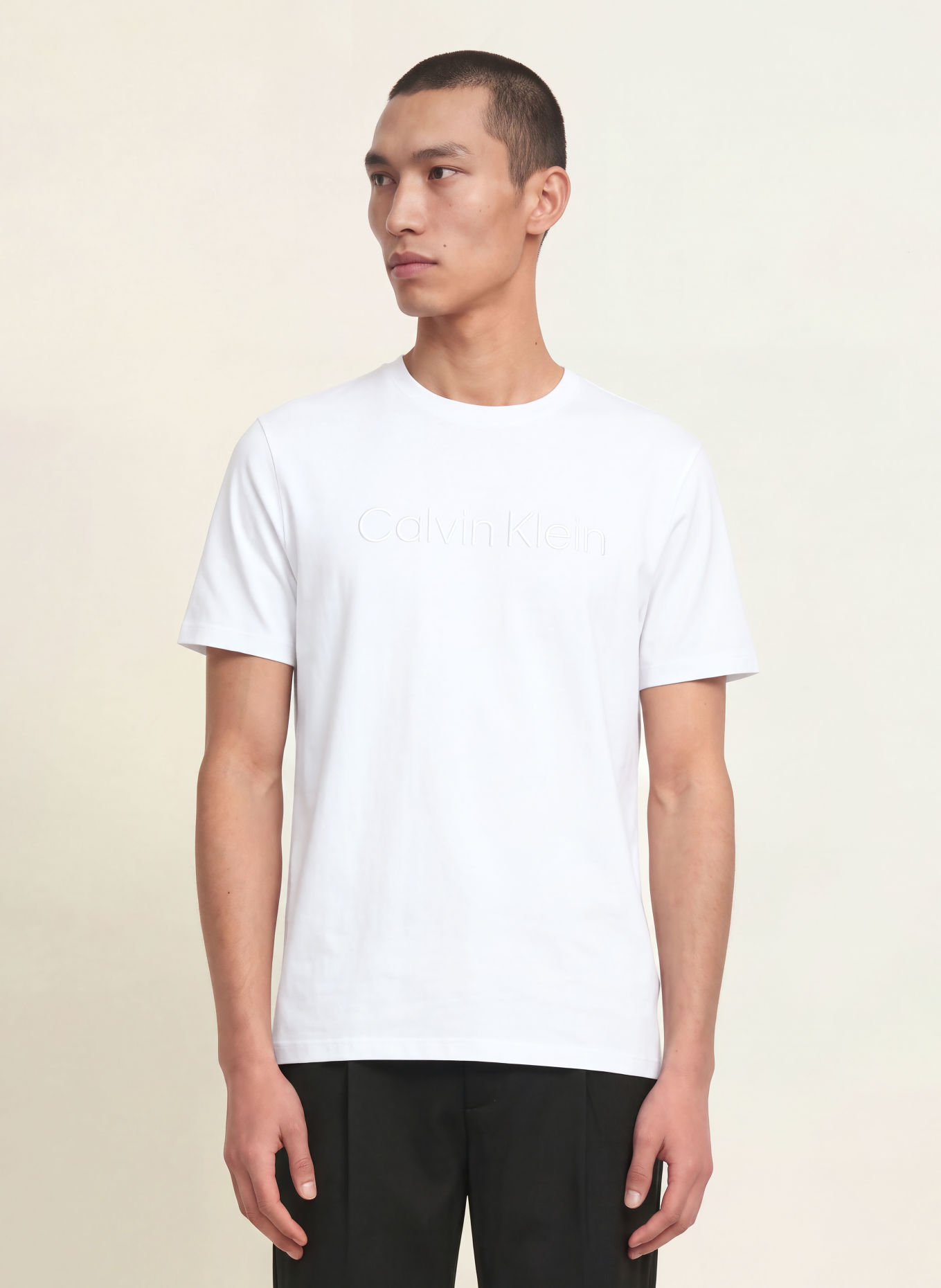 Calvin Klein T-shirt: WHITE