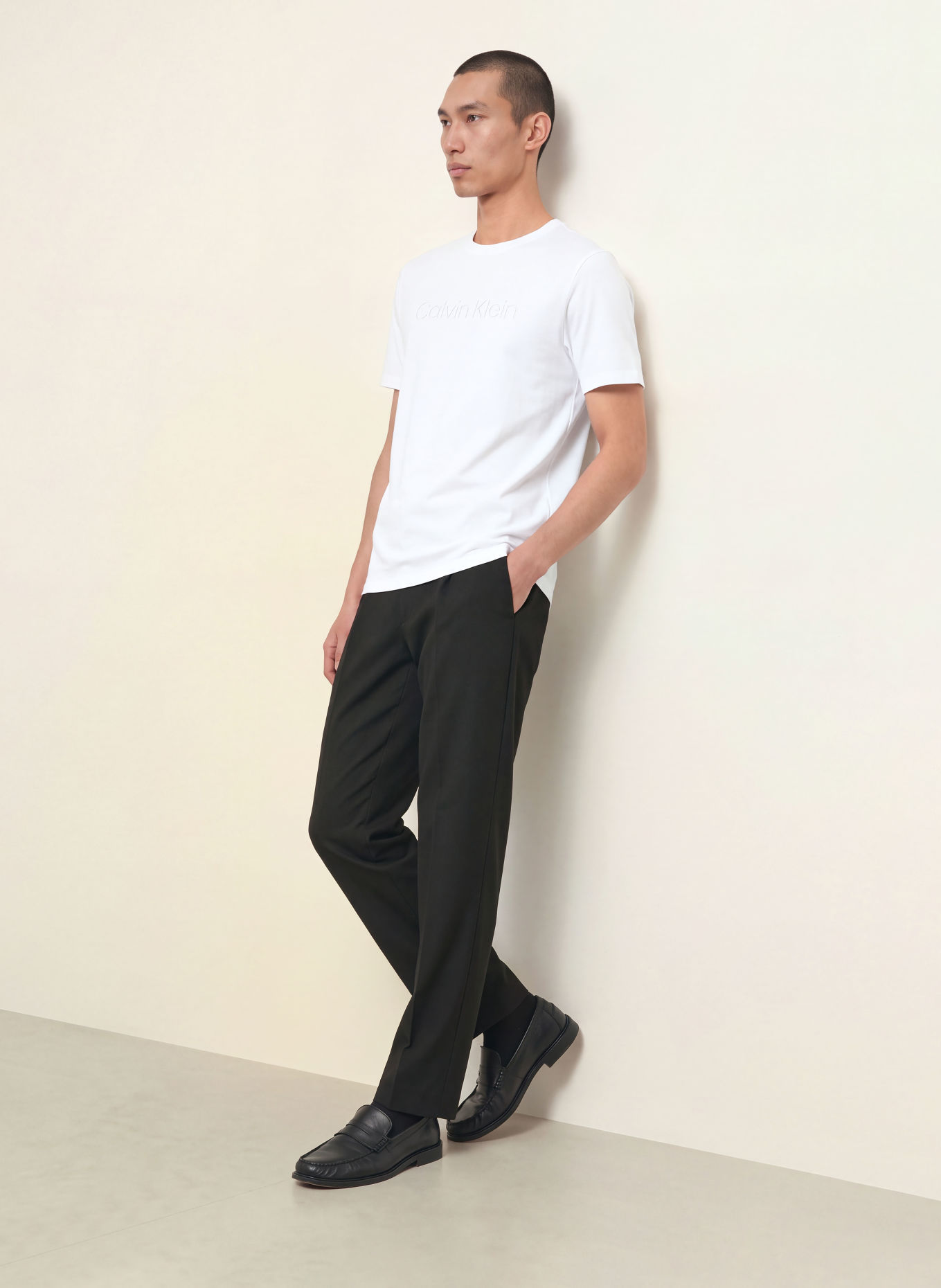 Calvin Klein T-shirt: WHITE