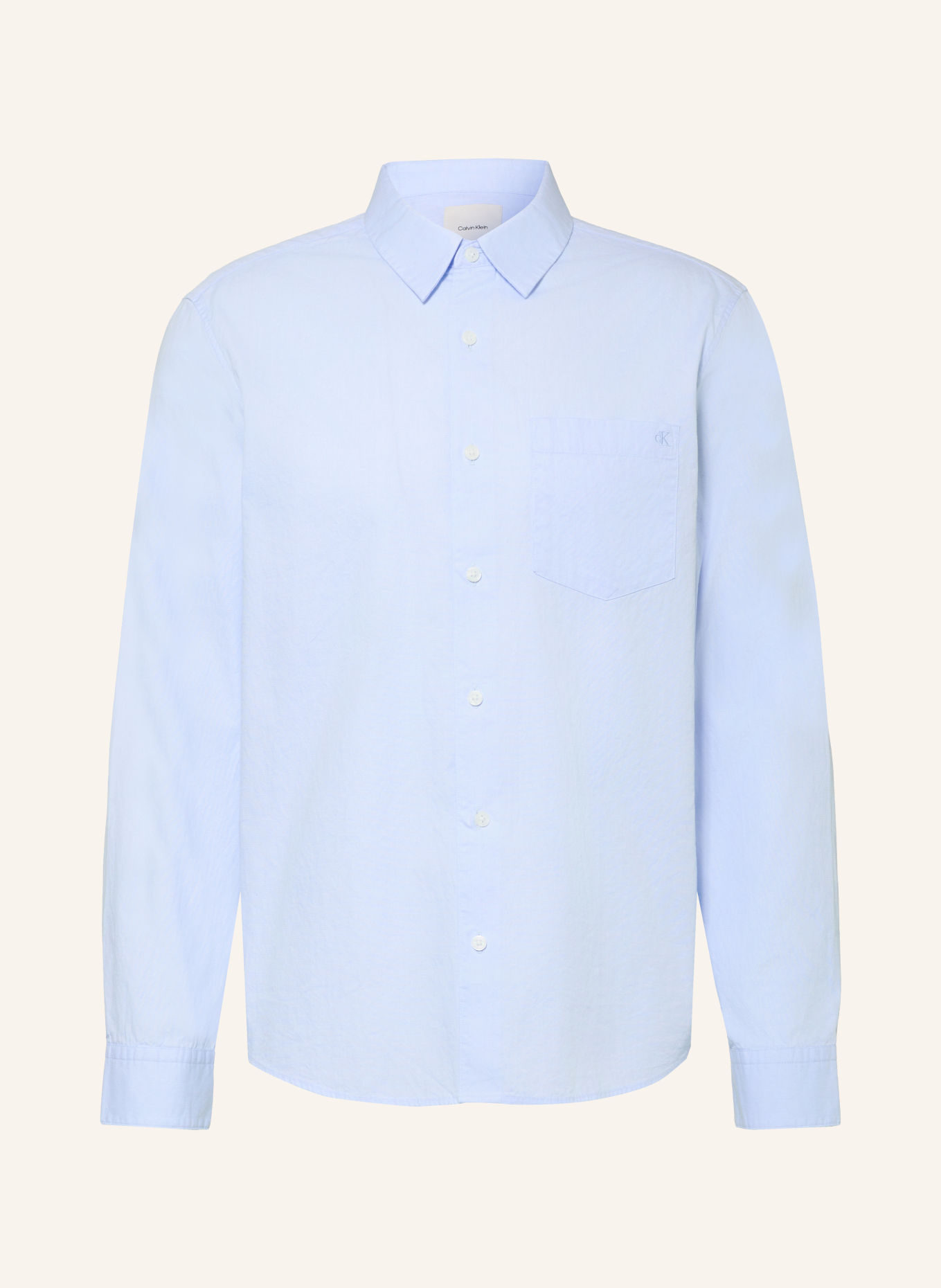 Calvin Klein Classic Fit Oxford shirt: LIGHT BLUE