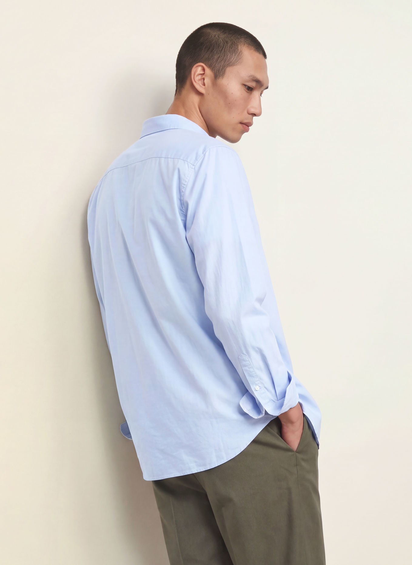 Calvin Klein Classic Fit Oxford shirt: LIGHT BLUE