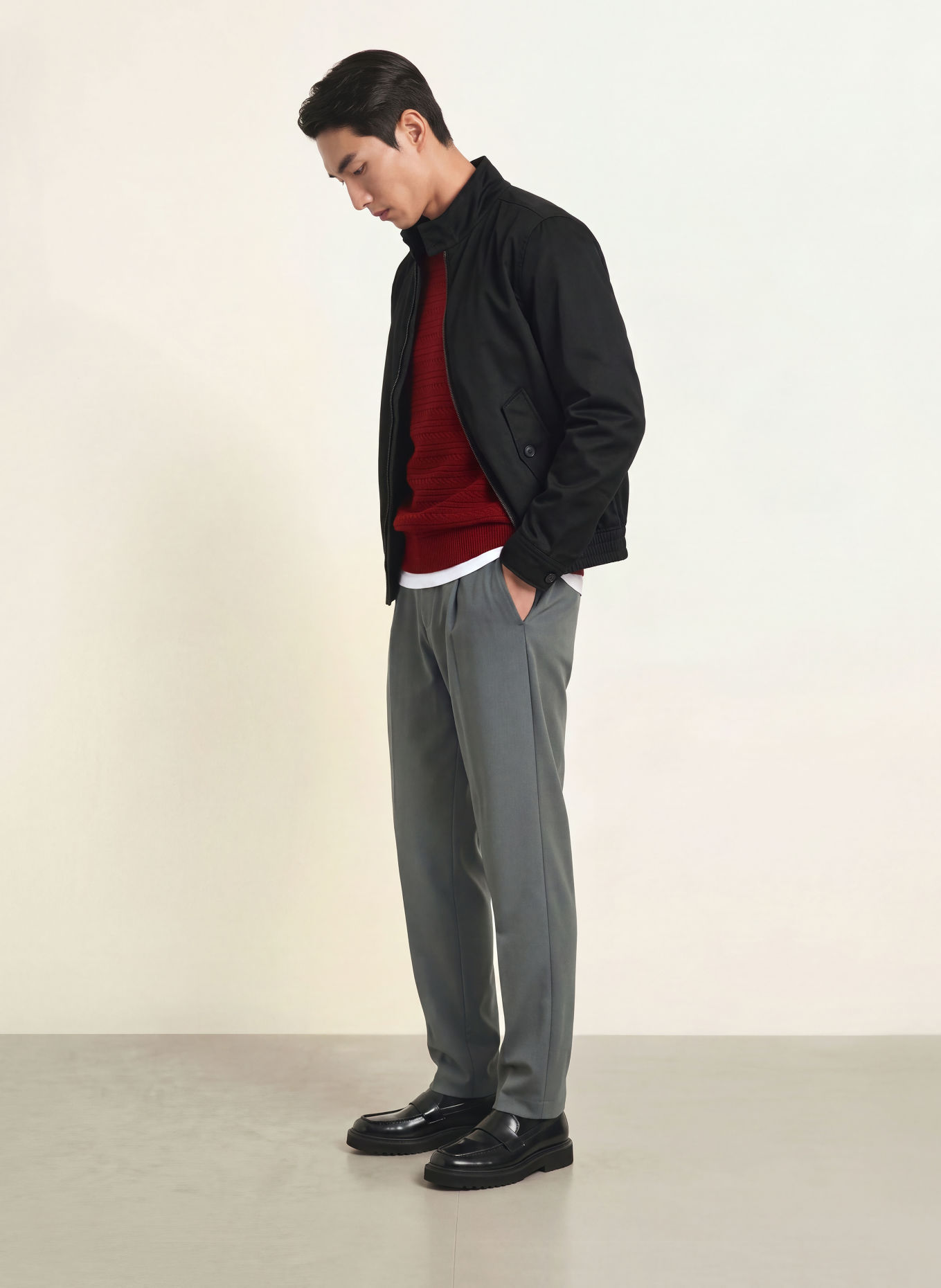 Calvin Klein Bomber jacket: BLACK