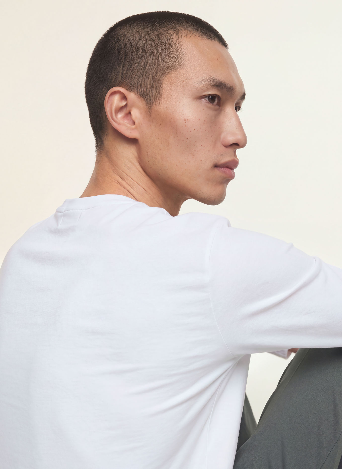 Calvin Klein Koszulka z długim rękawem SUPIMA INTERLOCK: BIAŁY