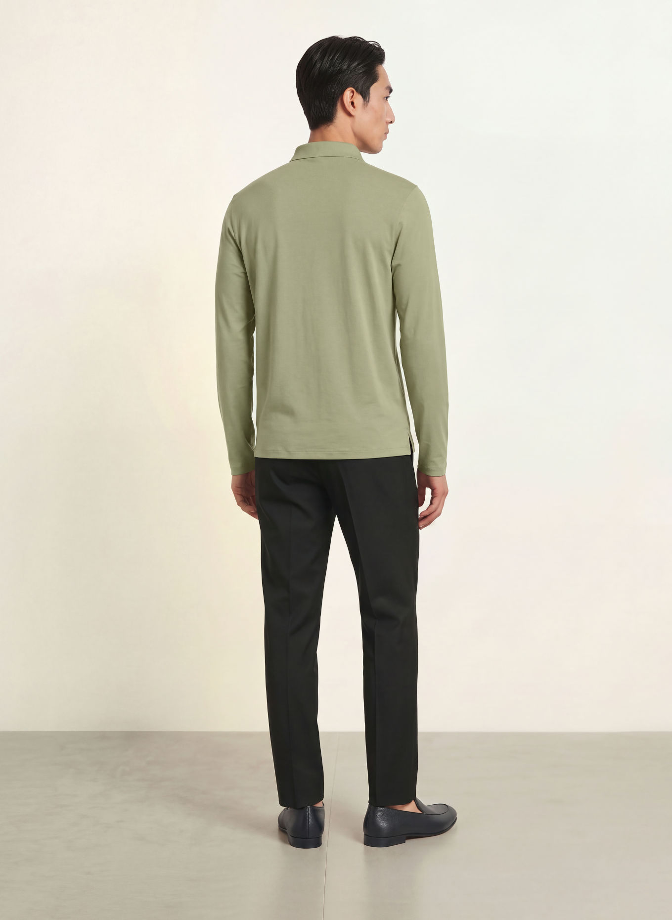 Calvin Klein Slim-Fit Jersey polo shirt: LIGHT GREEN