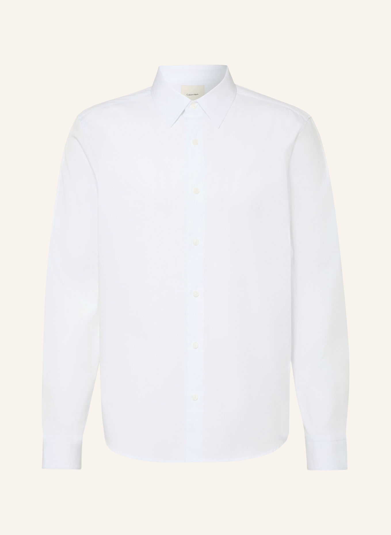 Calvin Klein Classic Fit Shirt: WHITE