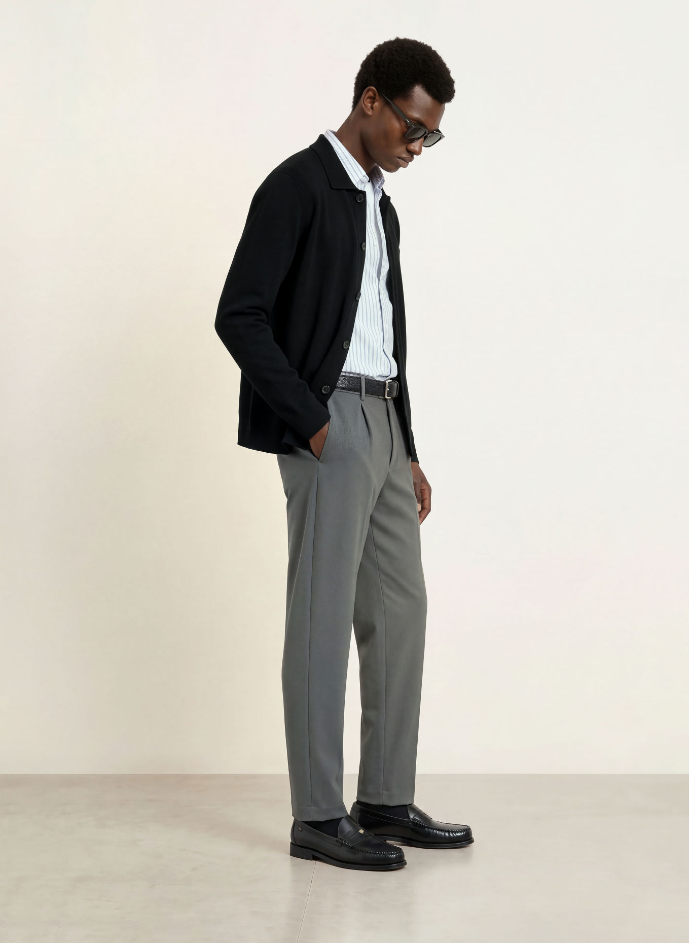 Calvin Klein Cardigan: BLACK