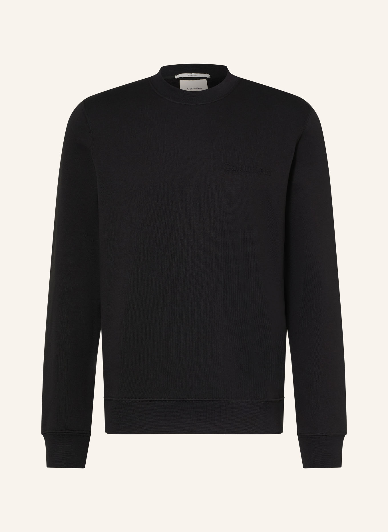 Calvin Klein Sweatshirt: BLACK