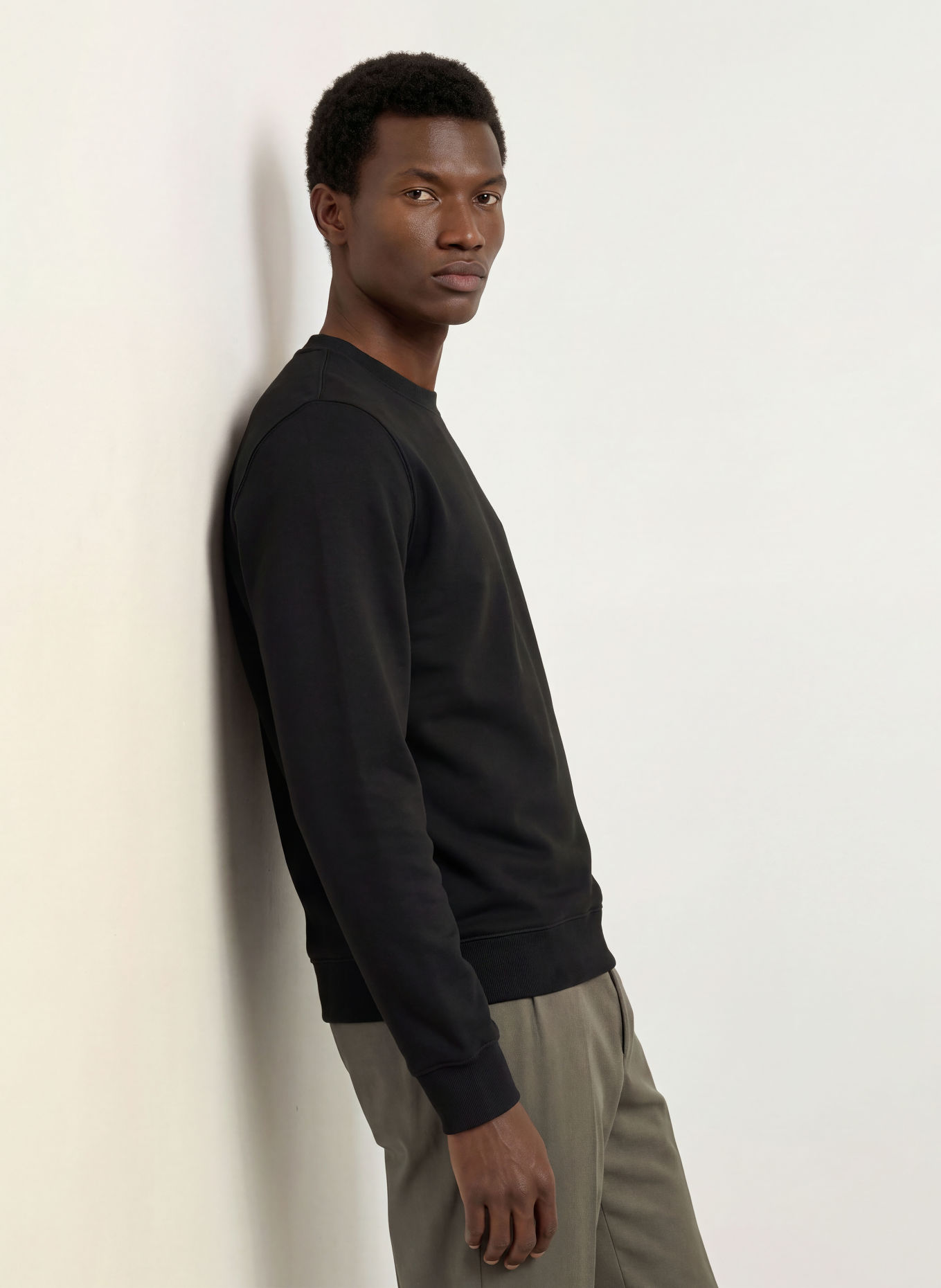 Calvin Klein Sweatshirt: BLACK
