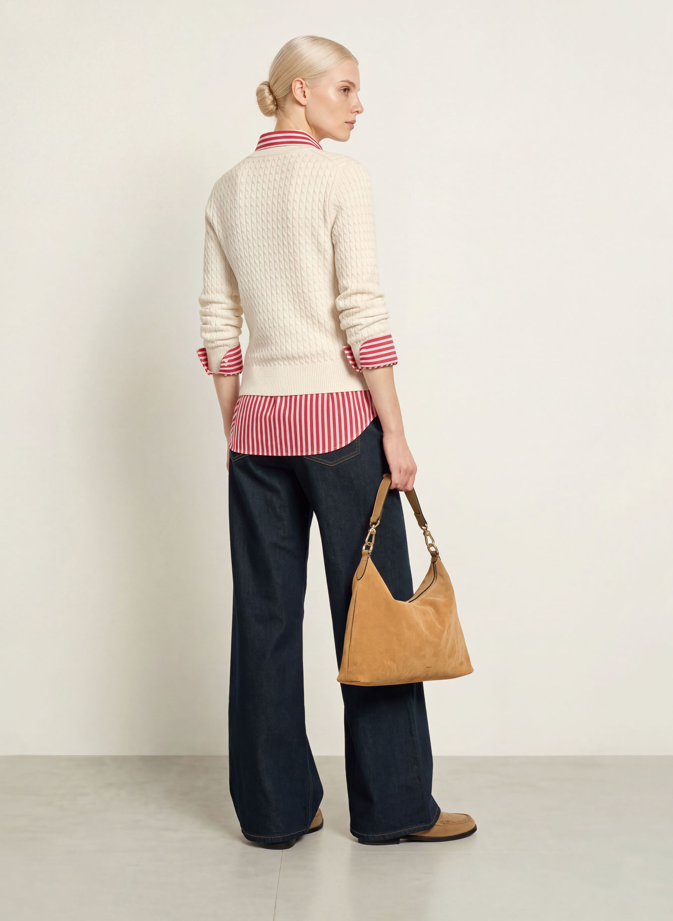 TOMMY HILFIGER Sweater: ECRU