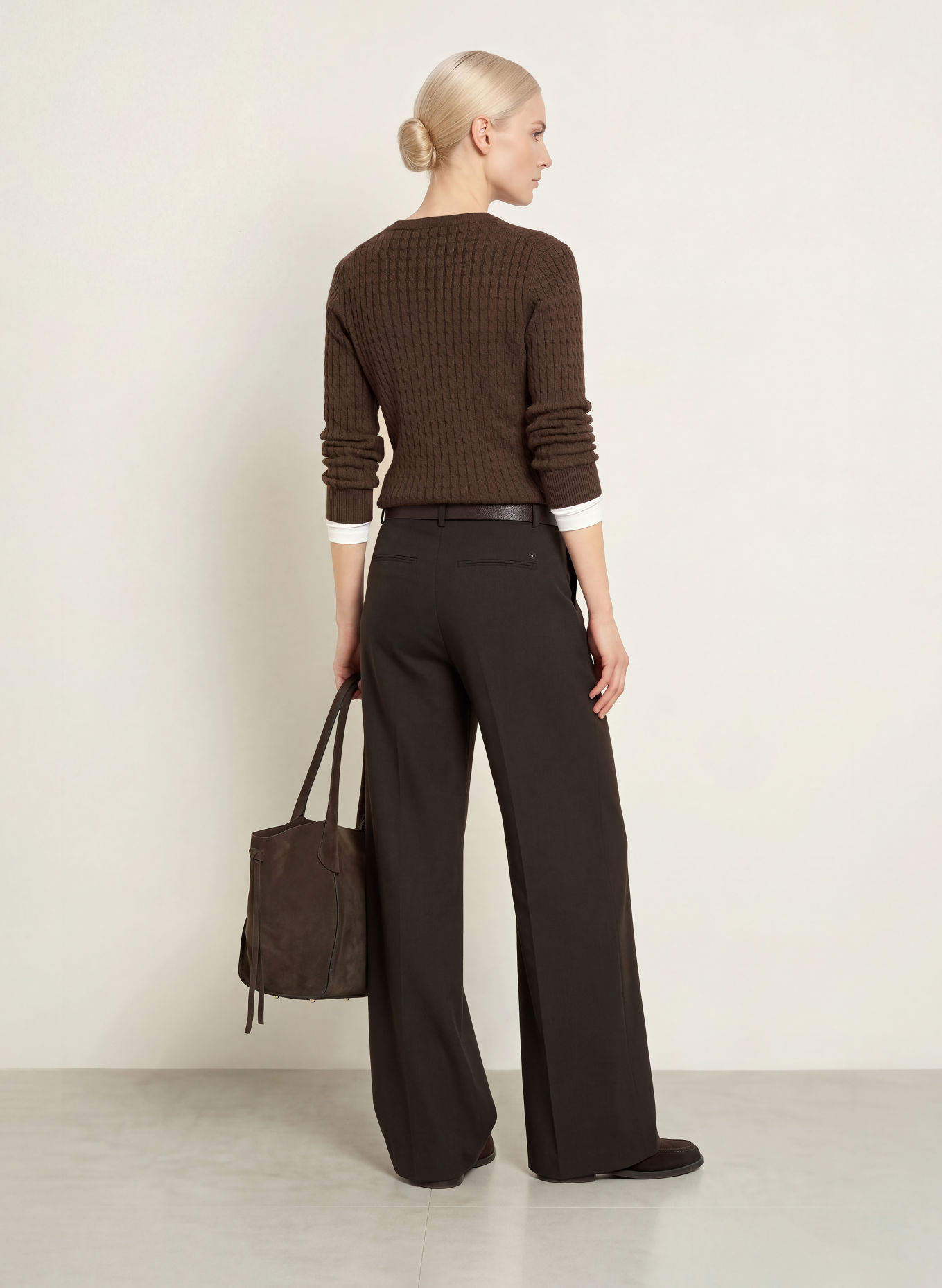 TOMMY HILFIGER Sweter: CIEMNOBRĄZOWY