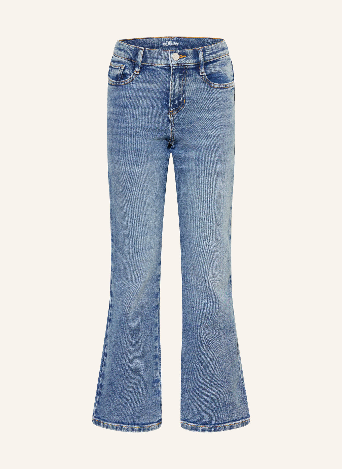 s.Oliver RED Jeans met uitlopende pijpen: 54Z2 BLUE