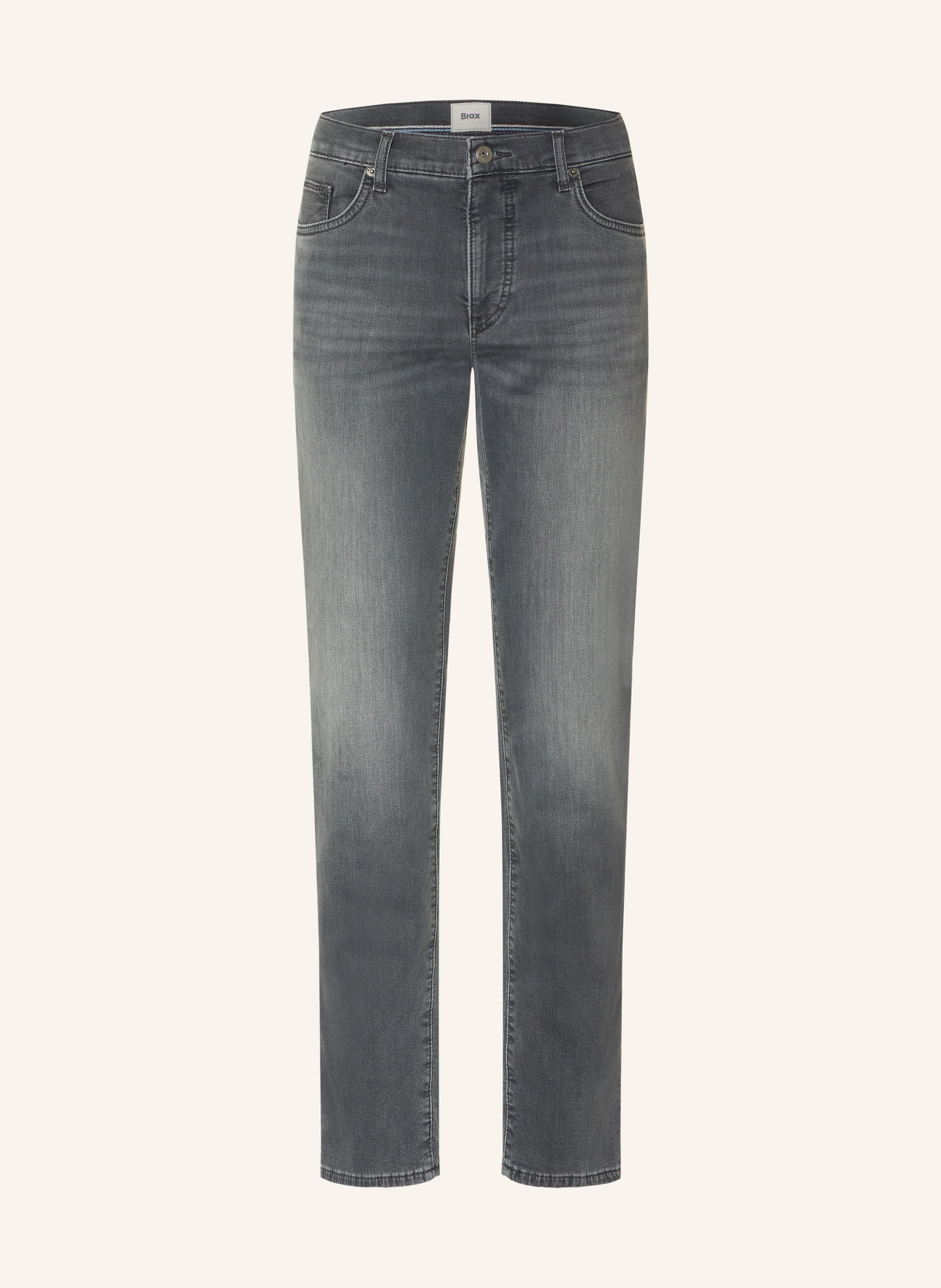 BRAX CADIZ Straight Fit Jeans: 05 GREY USED