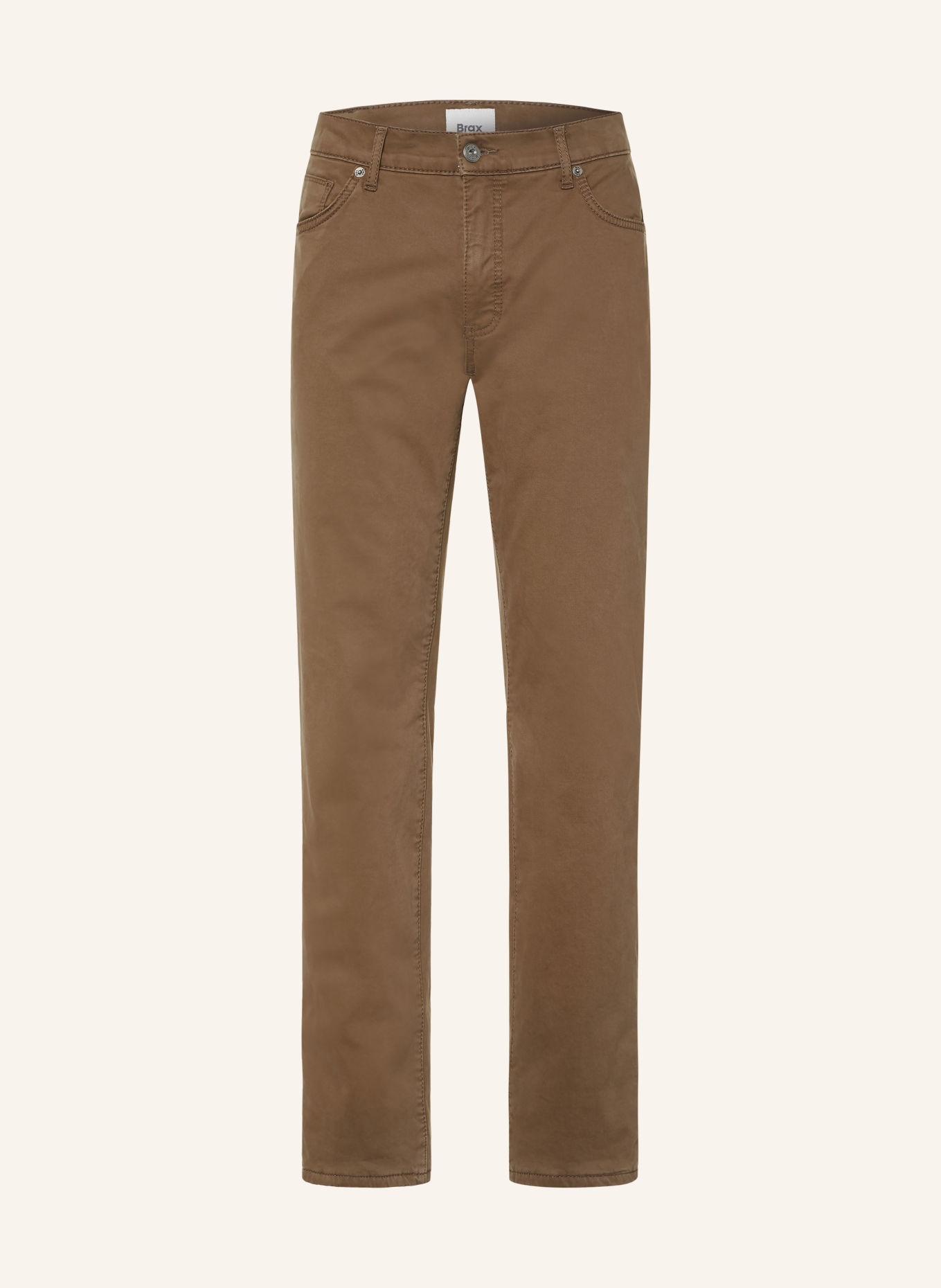 BRAX Broek CADIZ Straight Fit: 54 LIGHT CHOCOLATE