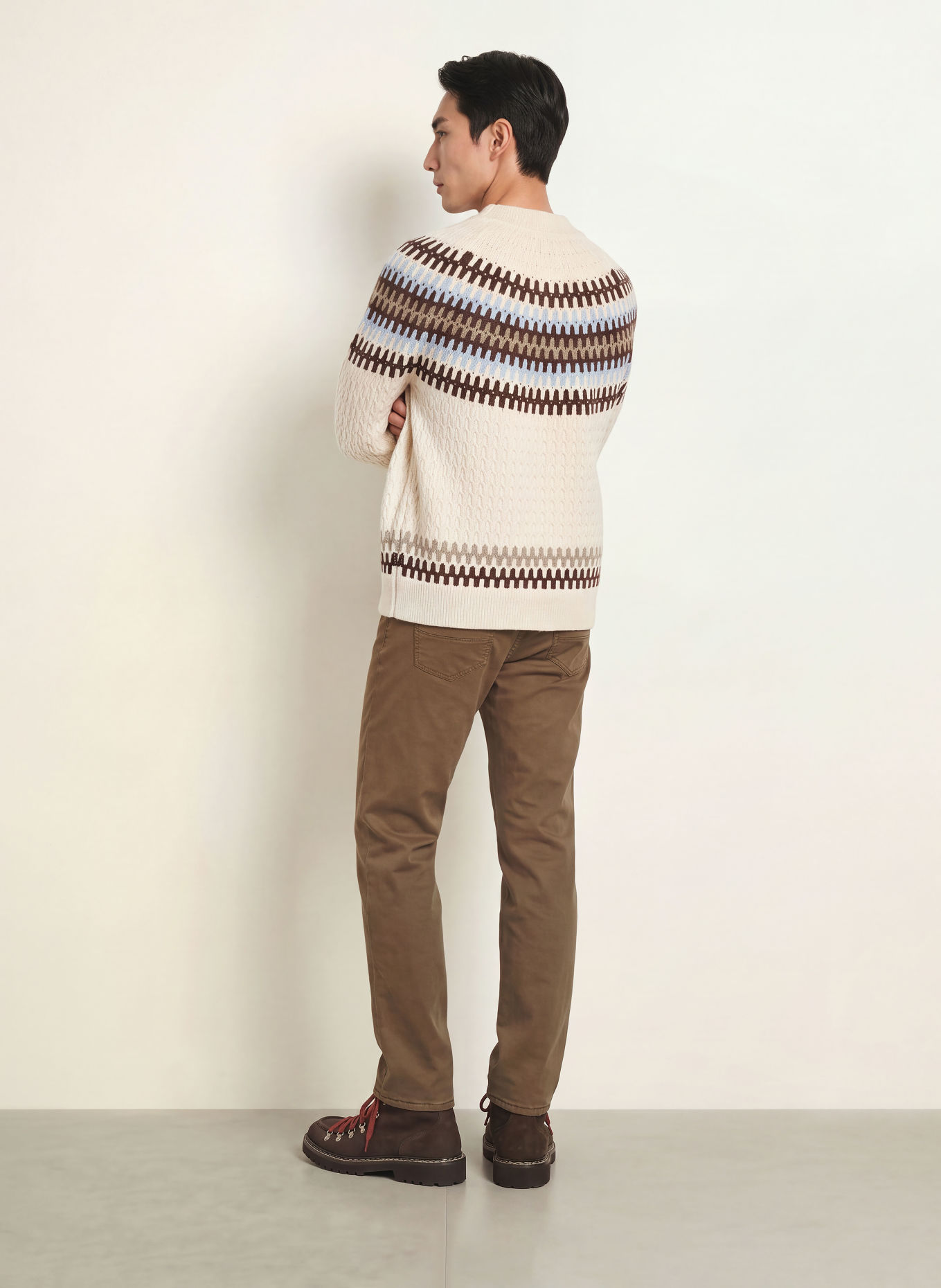 BRAX Broek CADIZ Straight Fit: 54 LIGHT CHOCOLATE