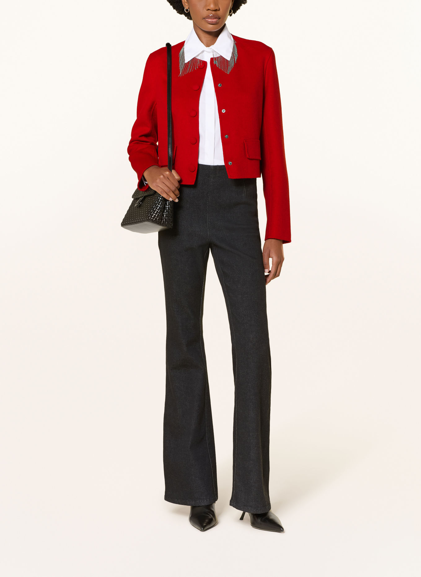 RIANI Kastenjacke: ROT