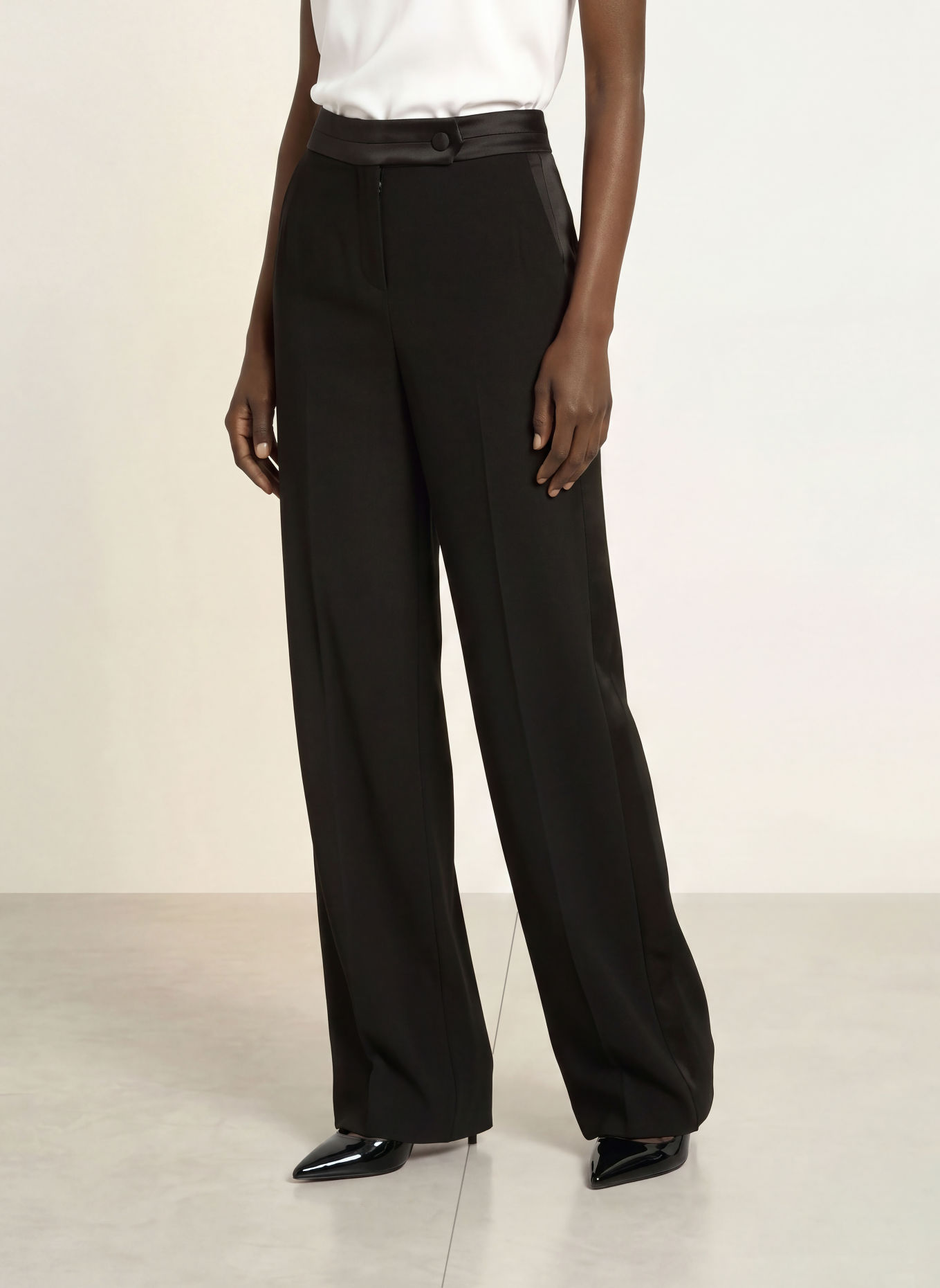 RIANI Pantalon palazzo: NOIR