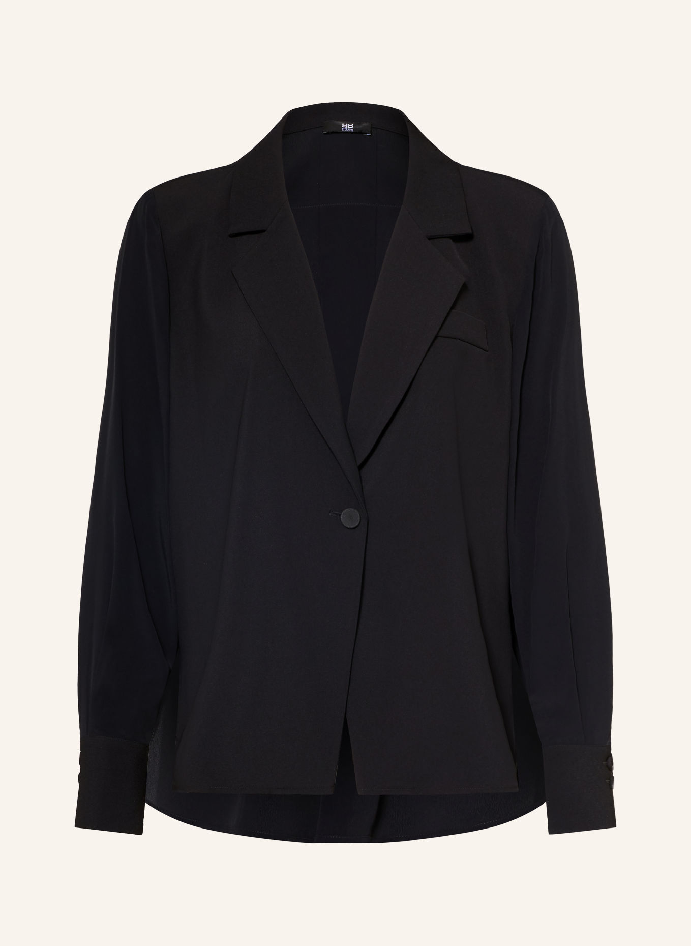 RIANI Blouse in a mix of materials: NOIR