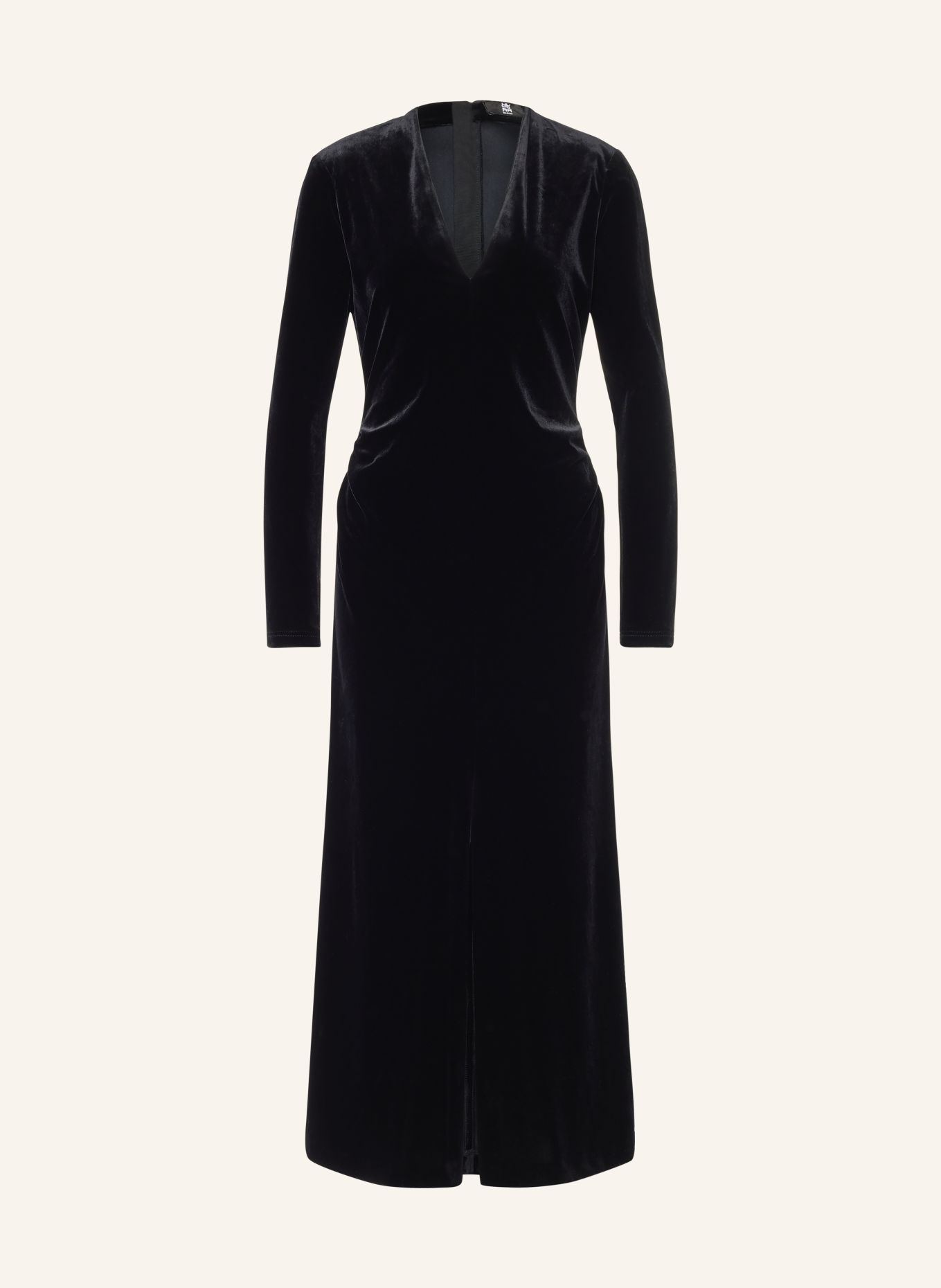 RIANI Abendkleid aus Samt: SCHWARZ