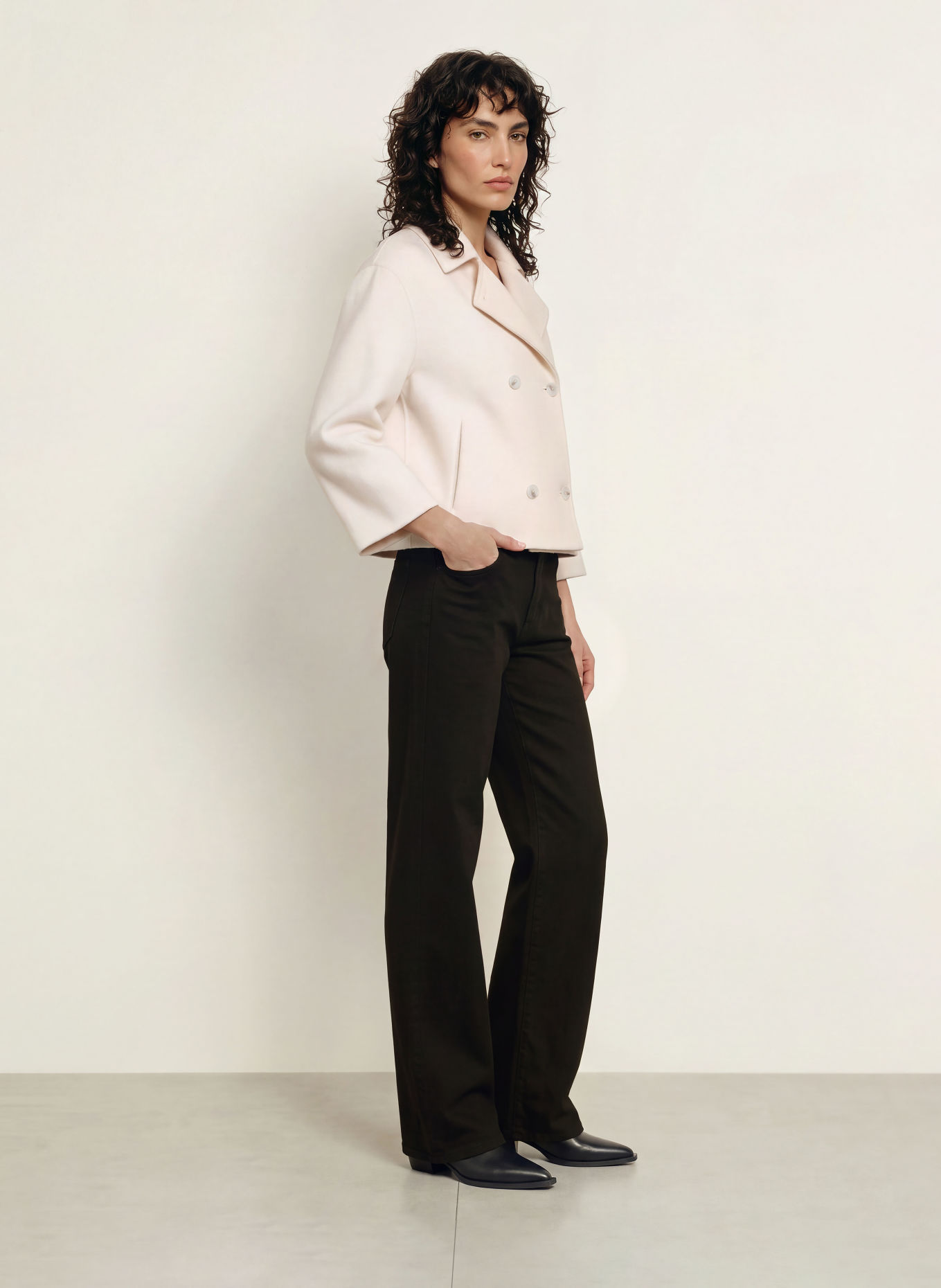 RIANI Veste à manches 3/4: CRÈME