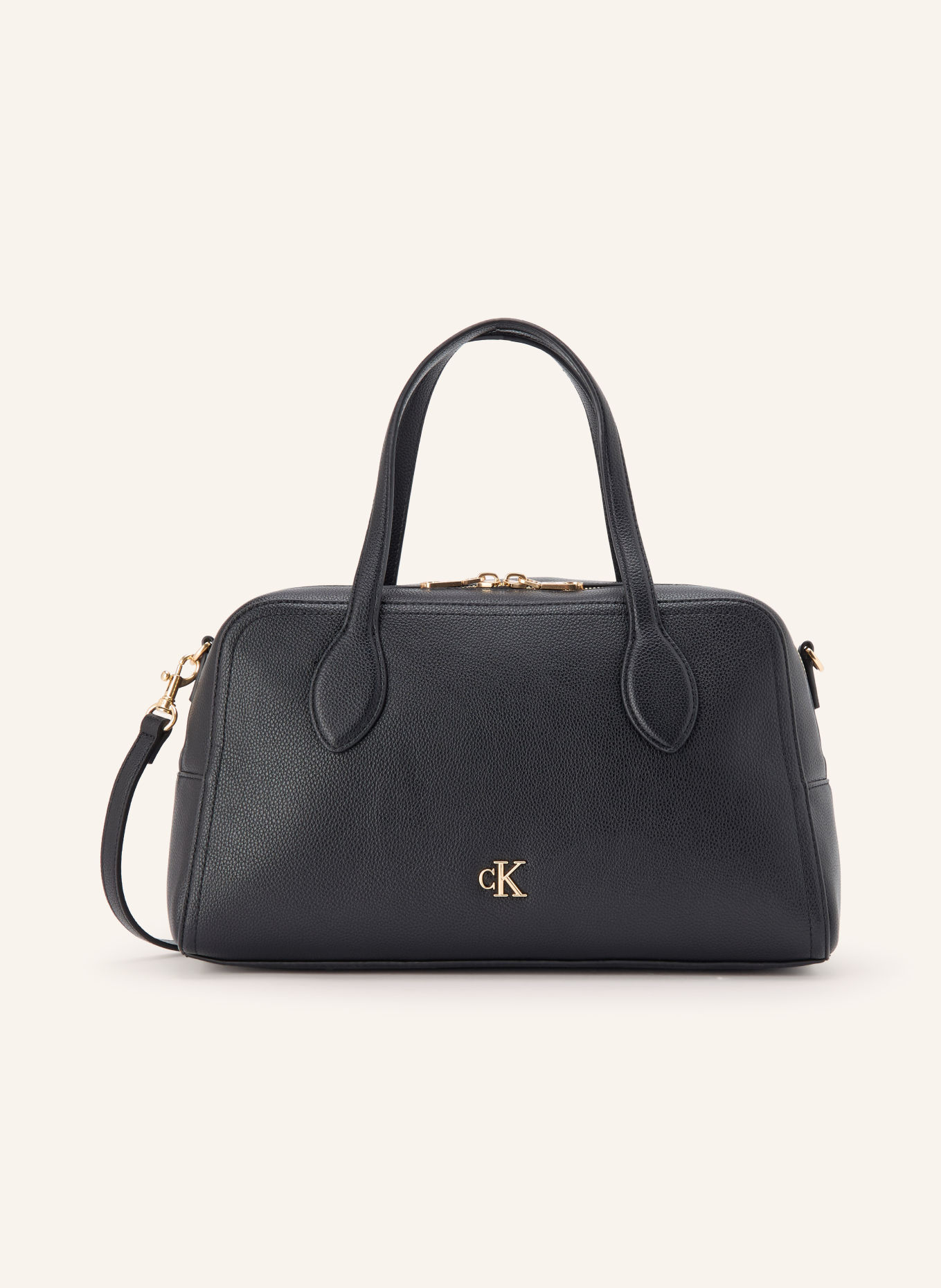 Calvin Klein Handtasche MEDIUM: SCHWARZ / GOLD