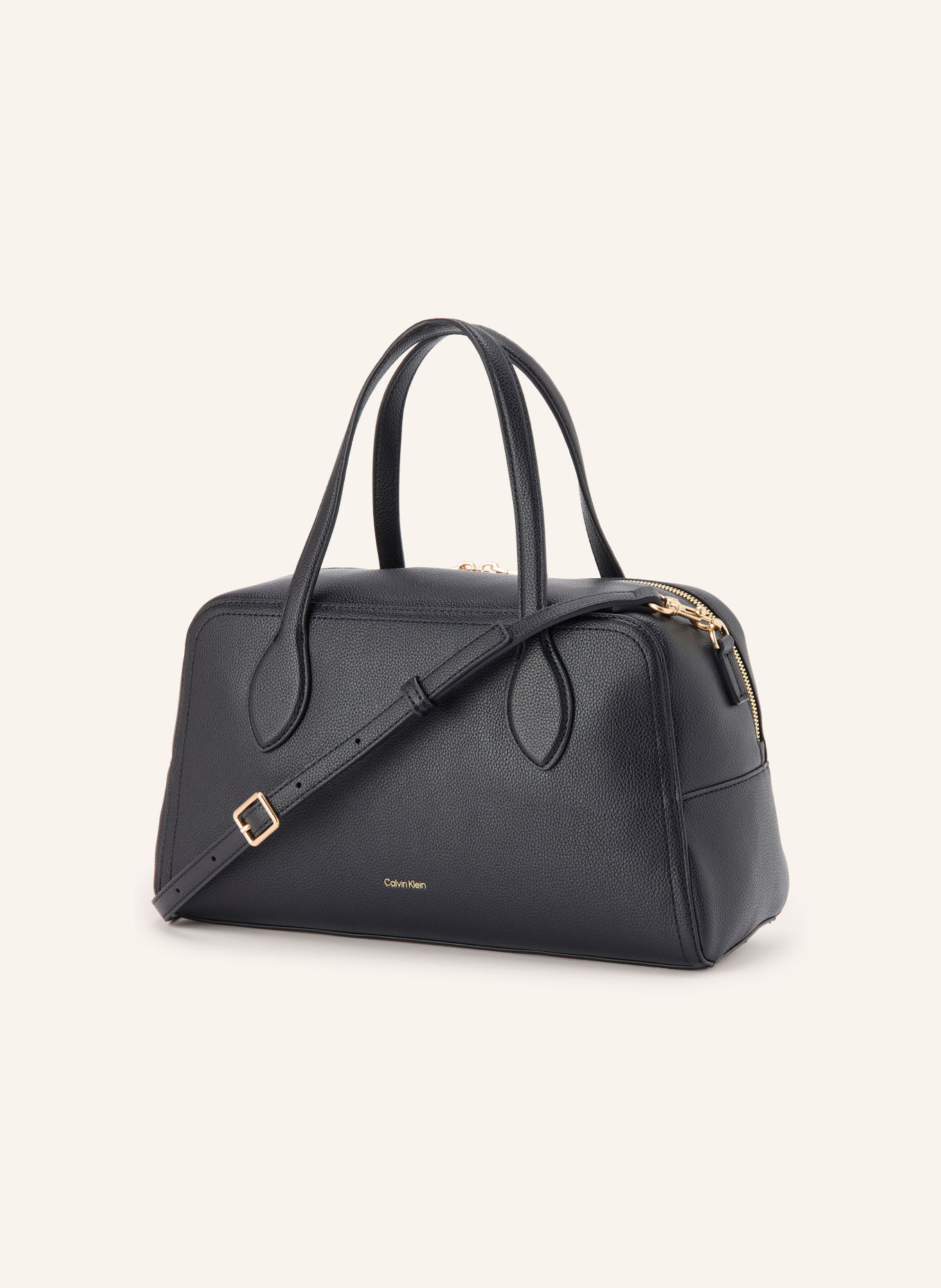 Calvin Klein Handtasche MEDIUM: SCHWARZ / GOLD