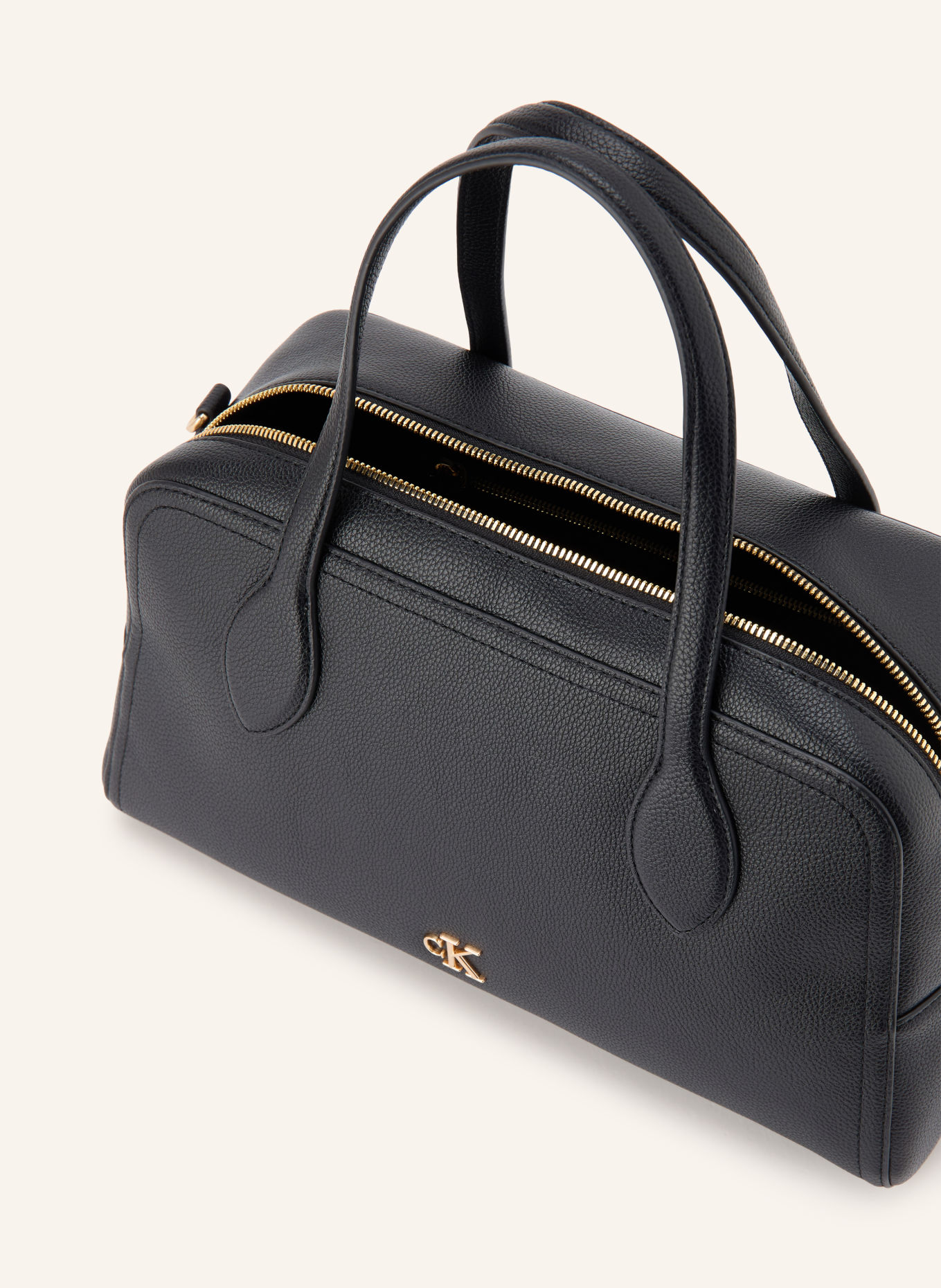 Calvin Klein Handtasche MEDIUM: SCHWARZ / GOLD