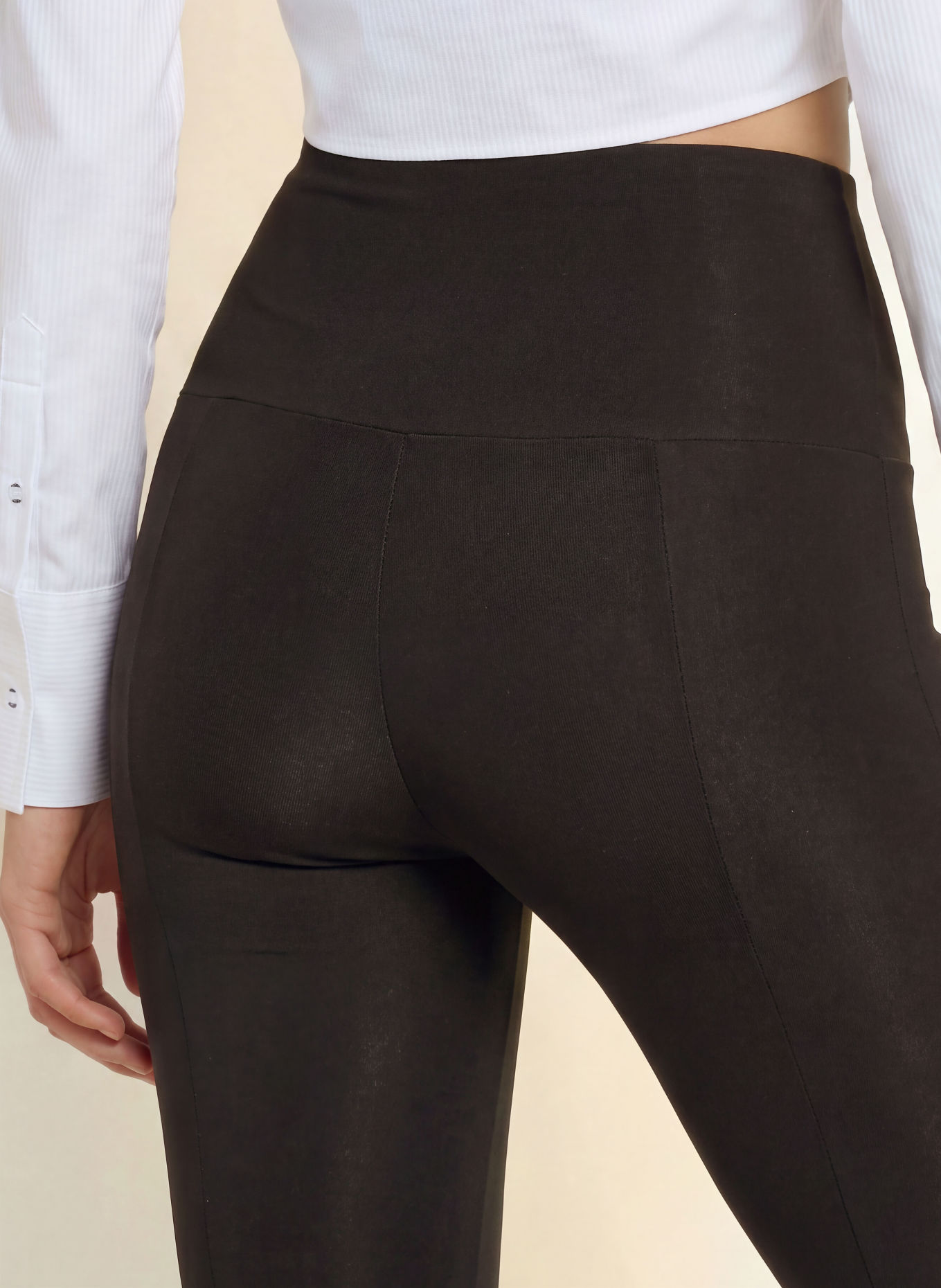 NORMA KAMALI Leggings: SCHWARZ