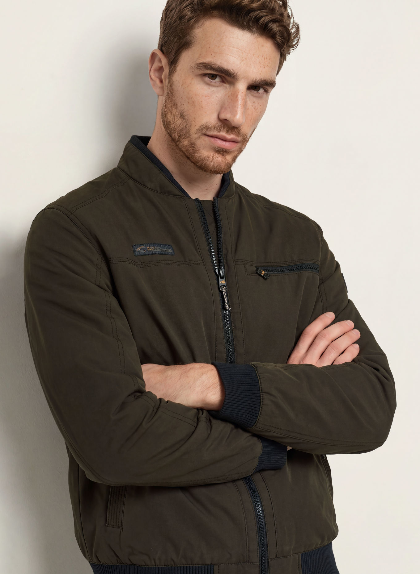 camel active Bomber jacket: DARK BROWN