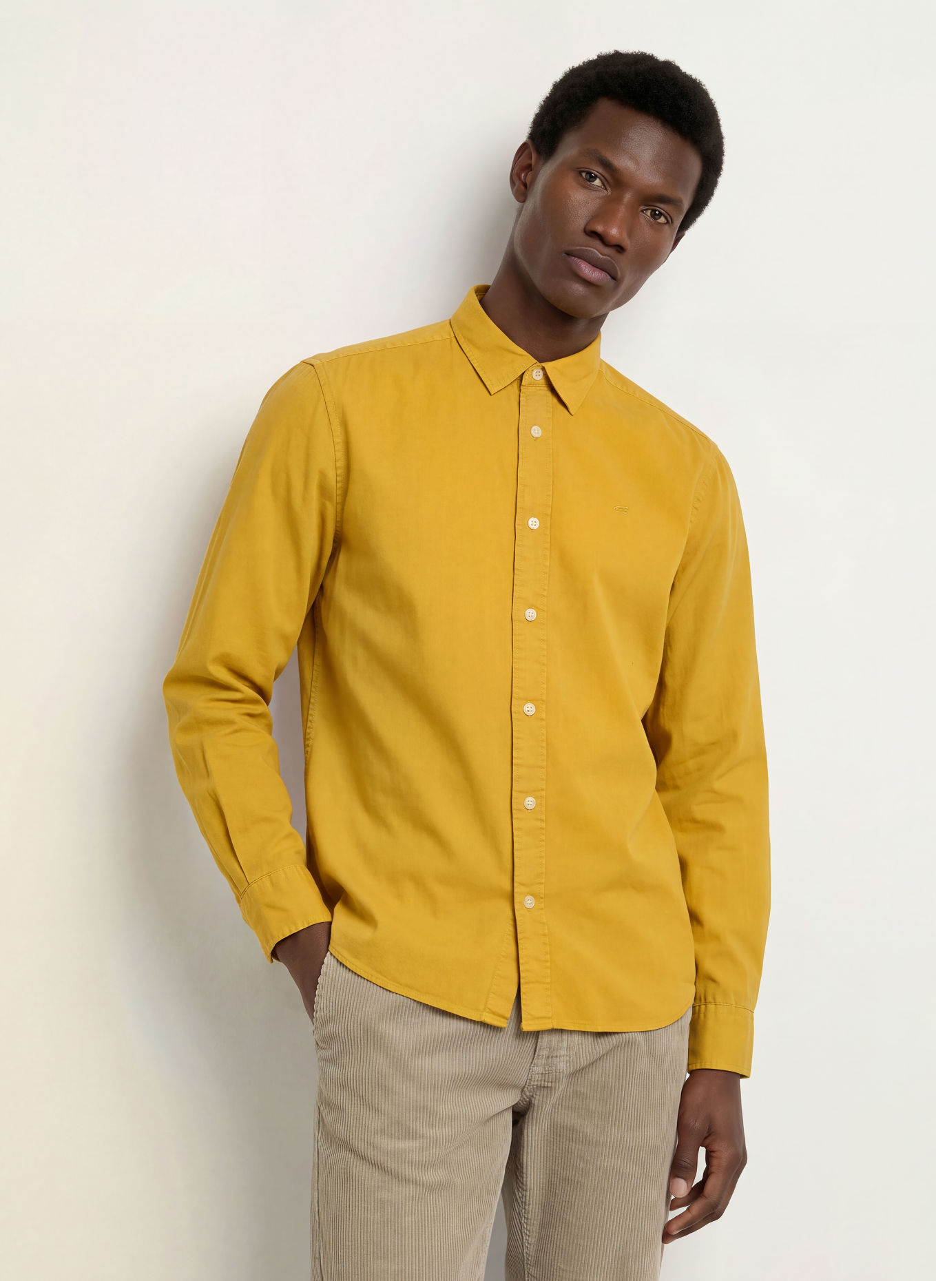 camel active Regular-Fit Shirt: DARK YELLOW