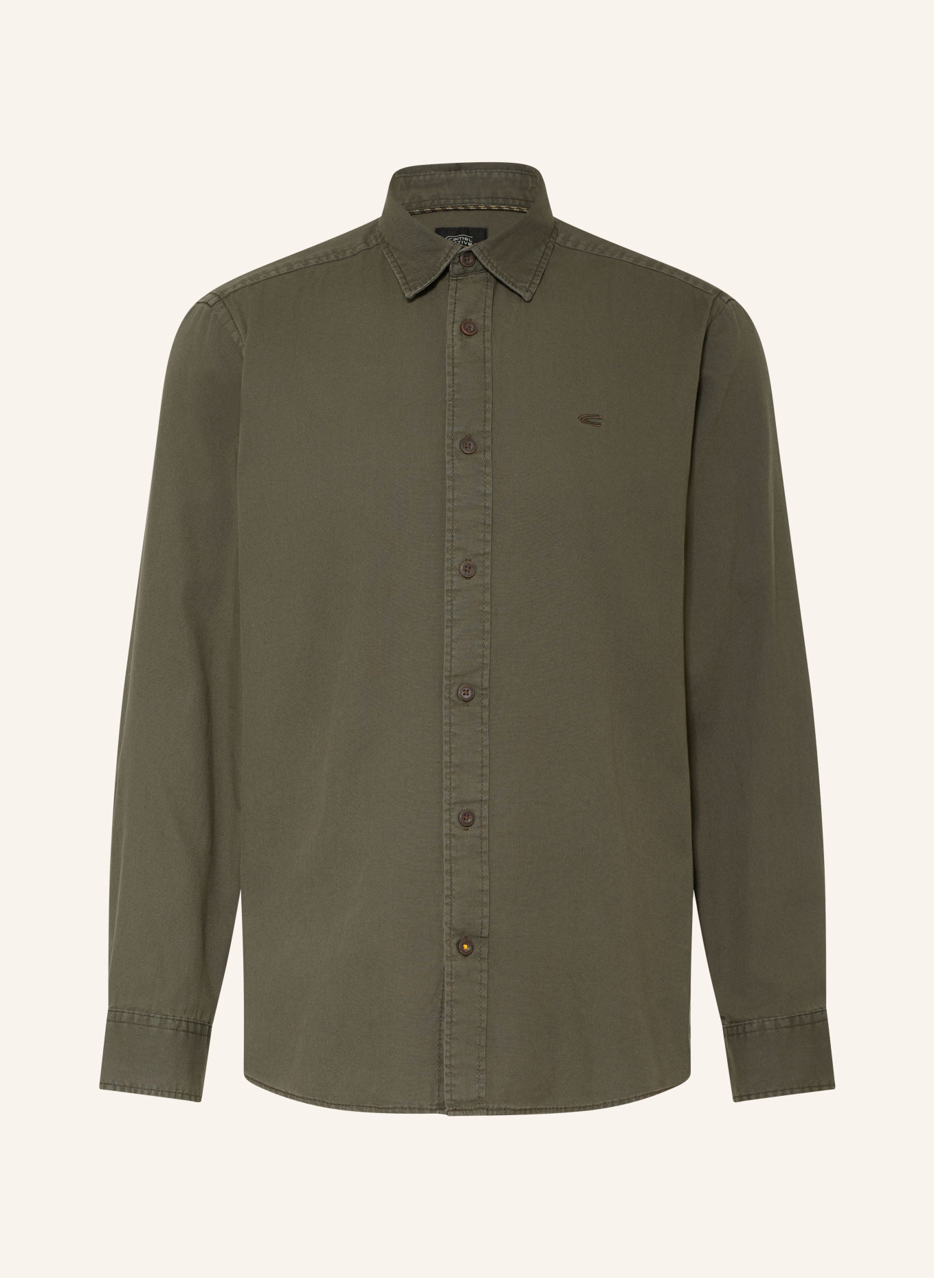 camel active Regular-Fit Shirt: KHAKI
