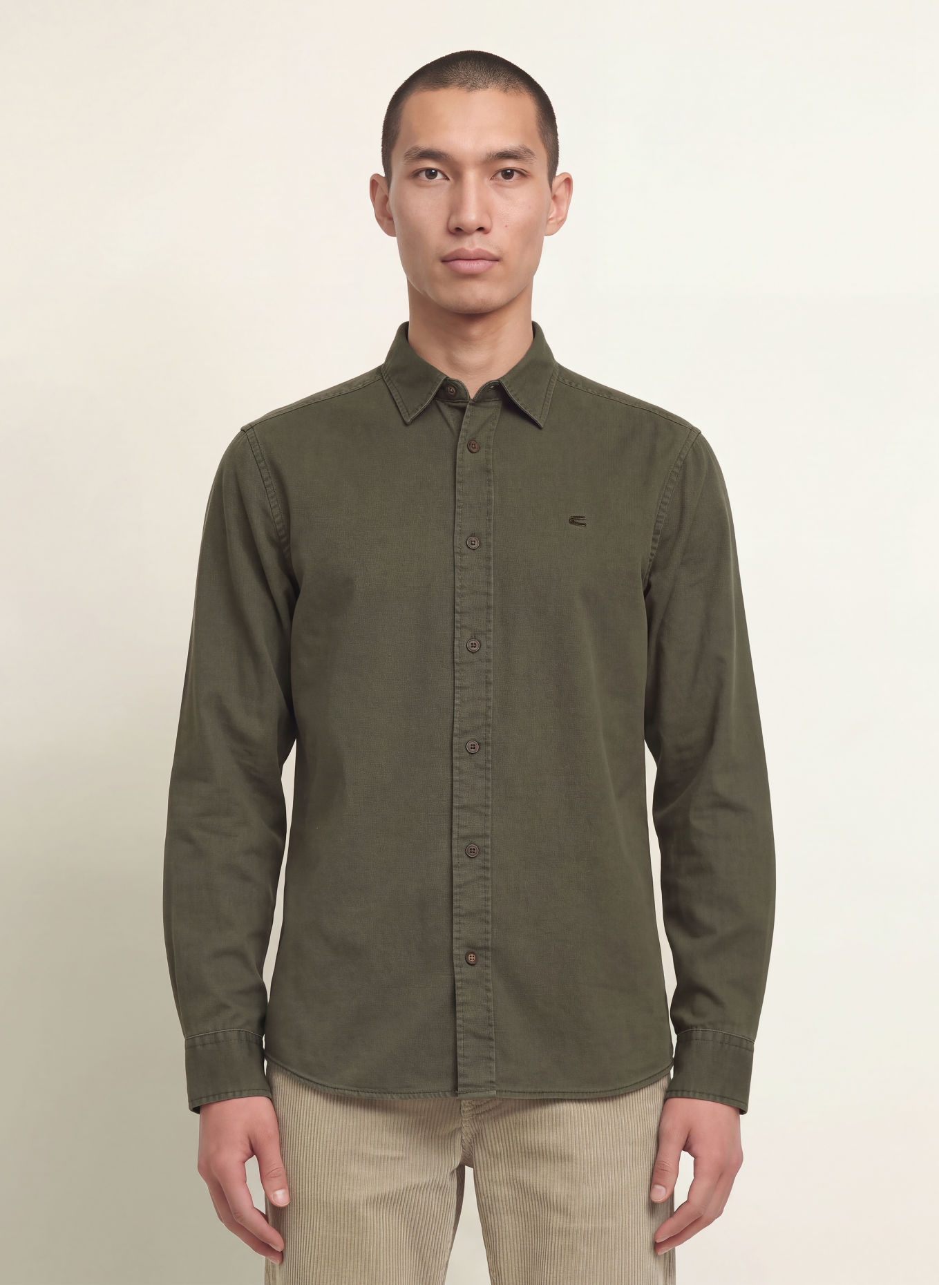 camel active Regular-Fit Shirt: KHAKI