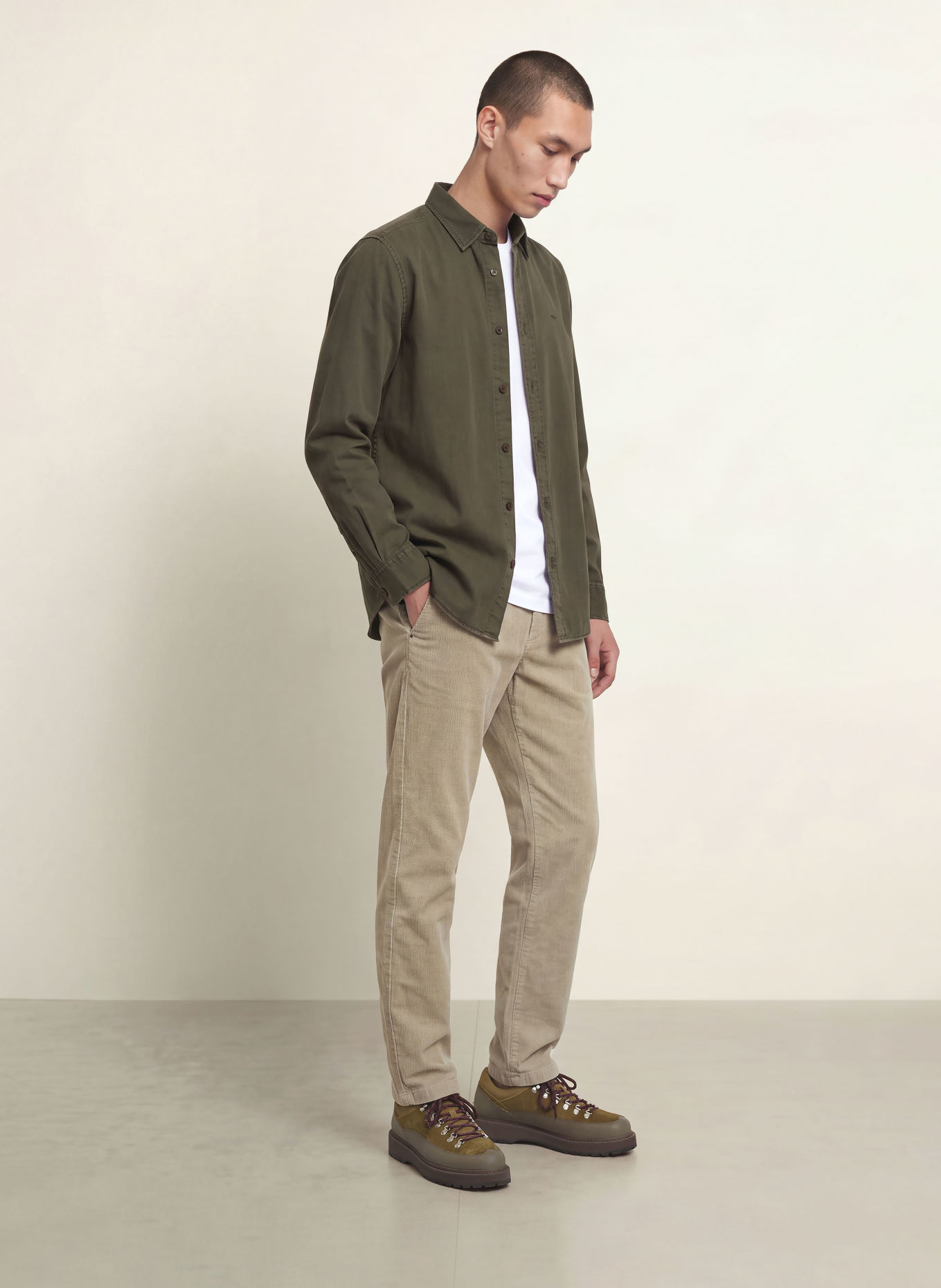 camel active Regular-Fit Shirt: KHAKI