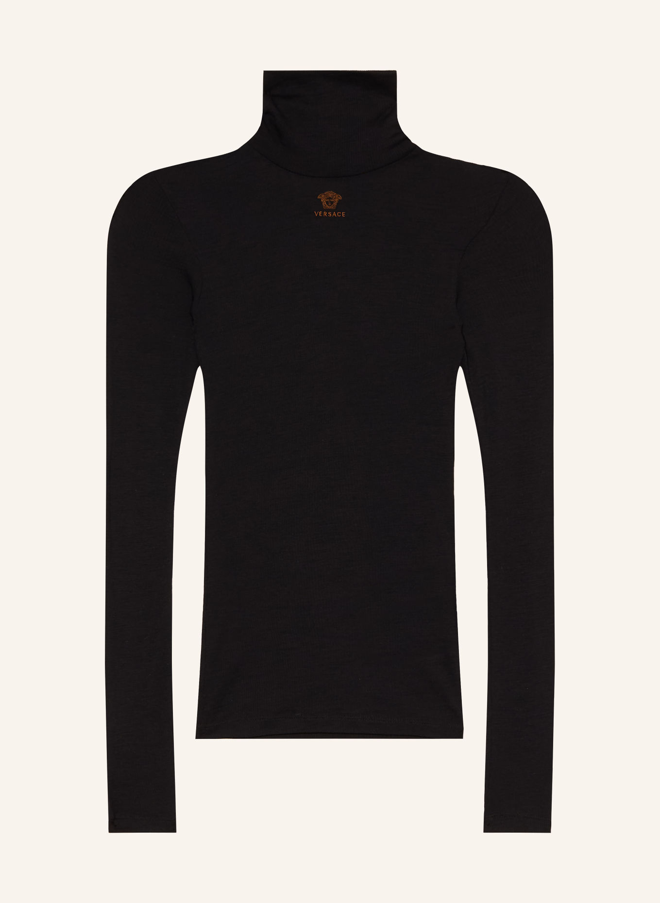 VERSACE Rollkragenshirt: SCHWARZ