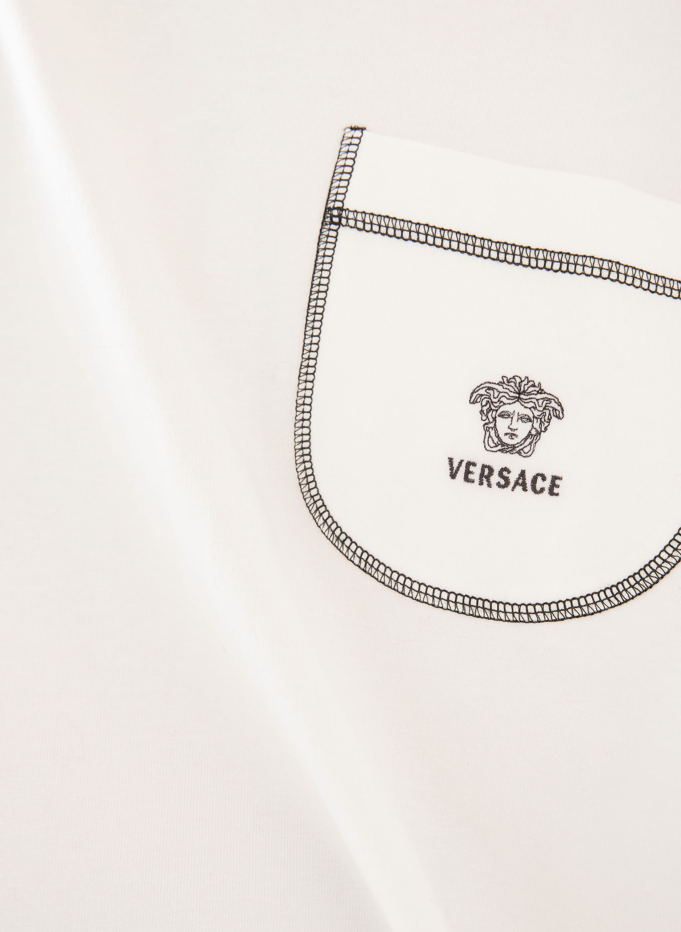 VERSACE Sweater: WHITE / BLACK