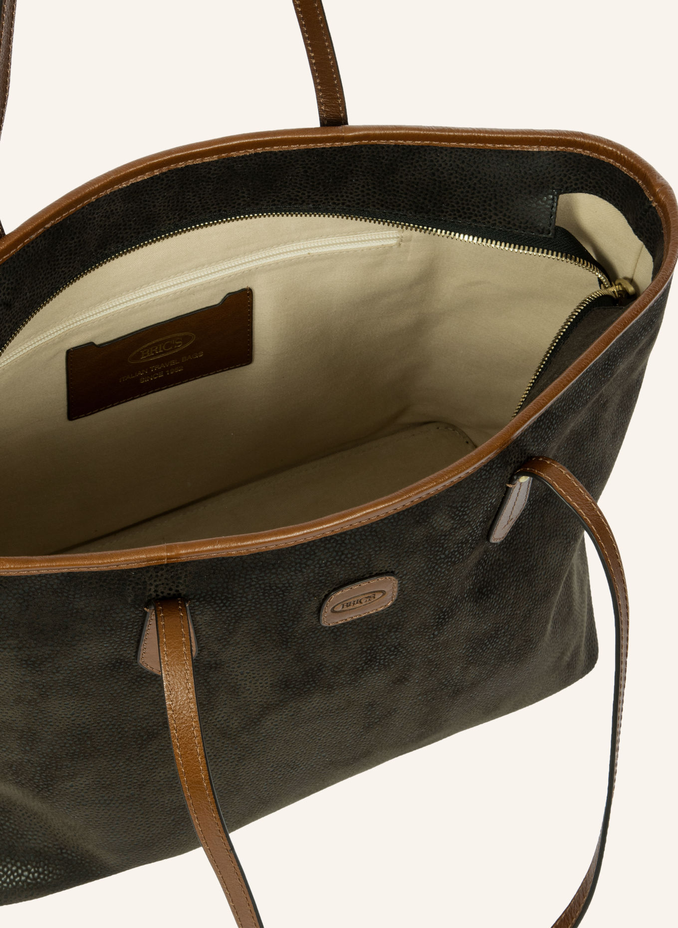 BRIC'S VOLTERRA LIFE Shoppers: KHAKI / BROWN