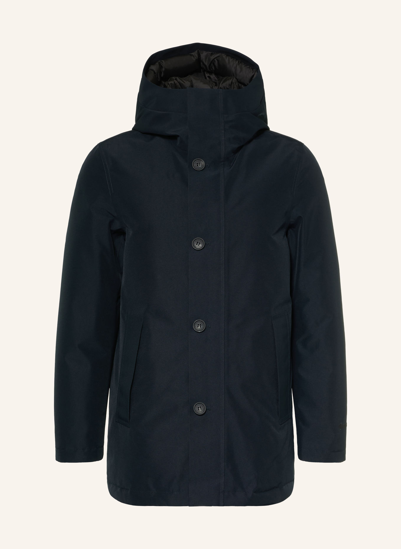 WOOLRICH Down jacket: DARK BLUE