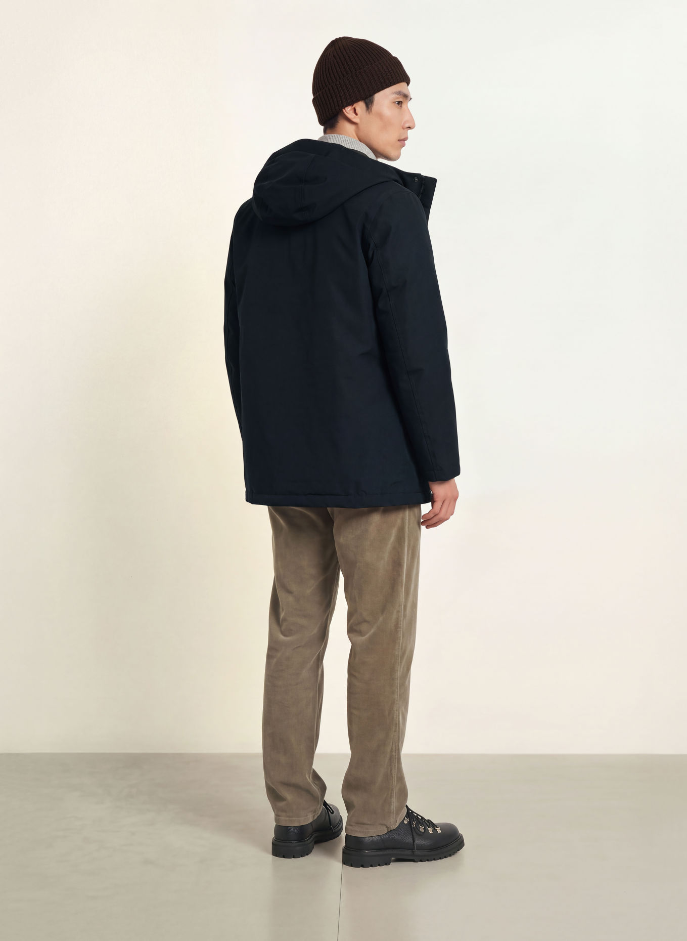 WOOLRICH Down jacket: DARK BLUE