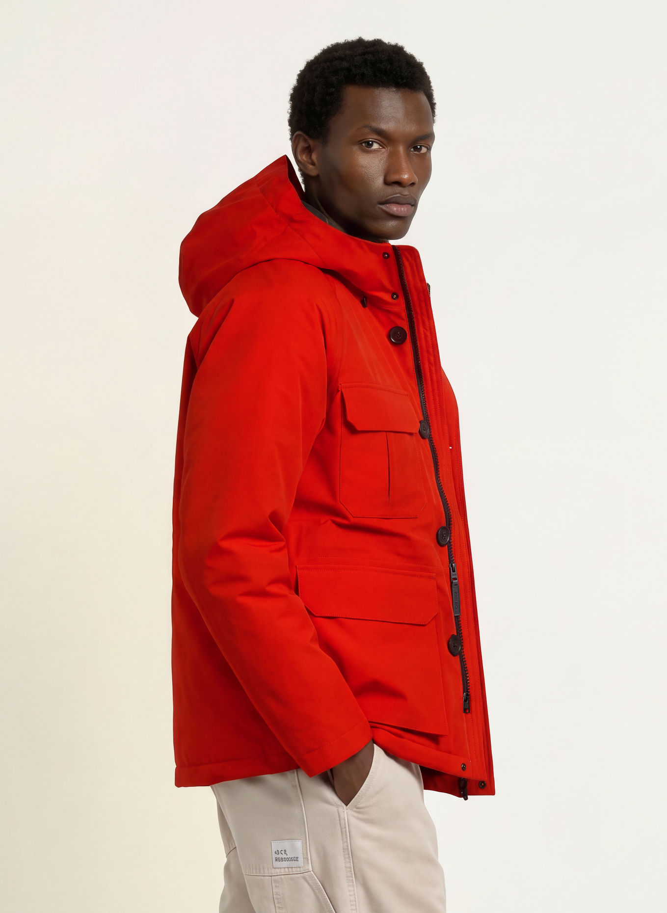 WOOLRICH Down jacket: RED