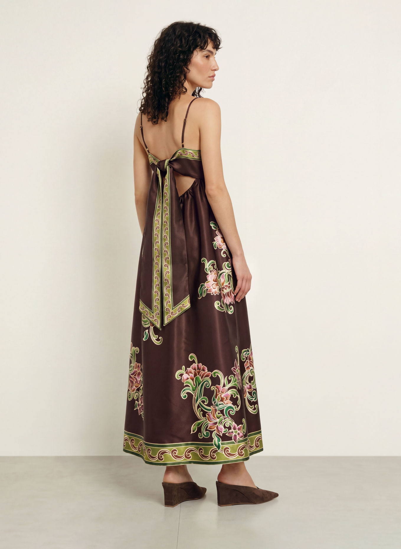 ALÉMAIS Robe JOSIE: ROUGE FONCÉ / VERT / BLANC