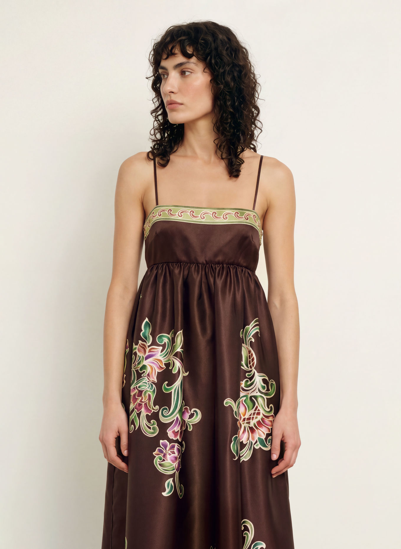 ALÉMAIS Robe JOSIE: ROUGE FONCÉ / VERT / BLANC