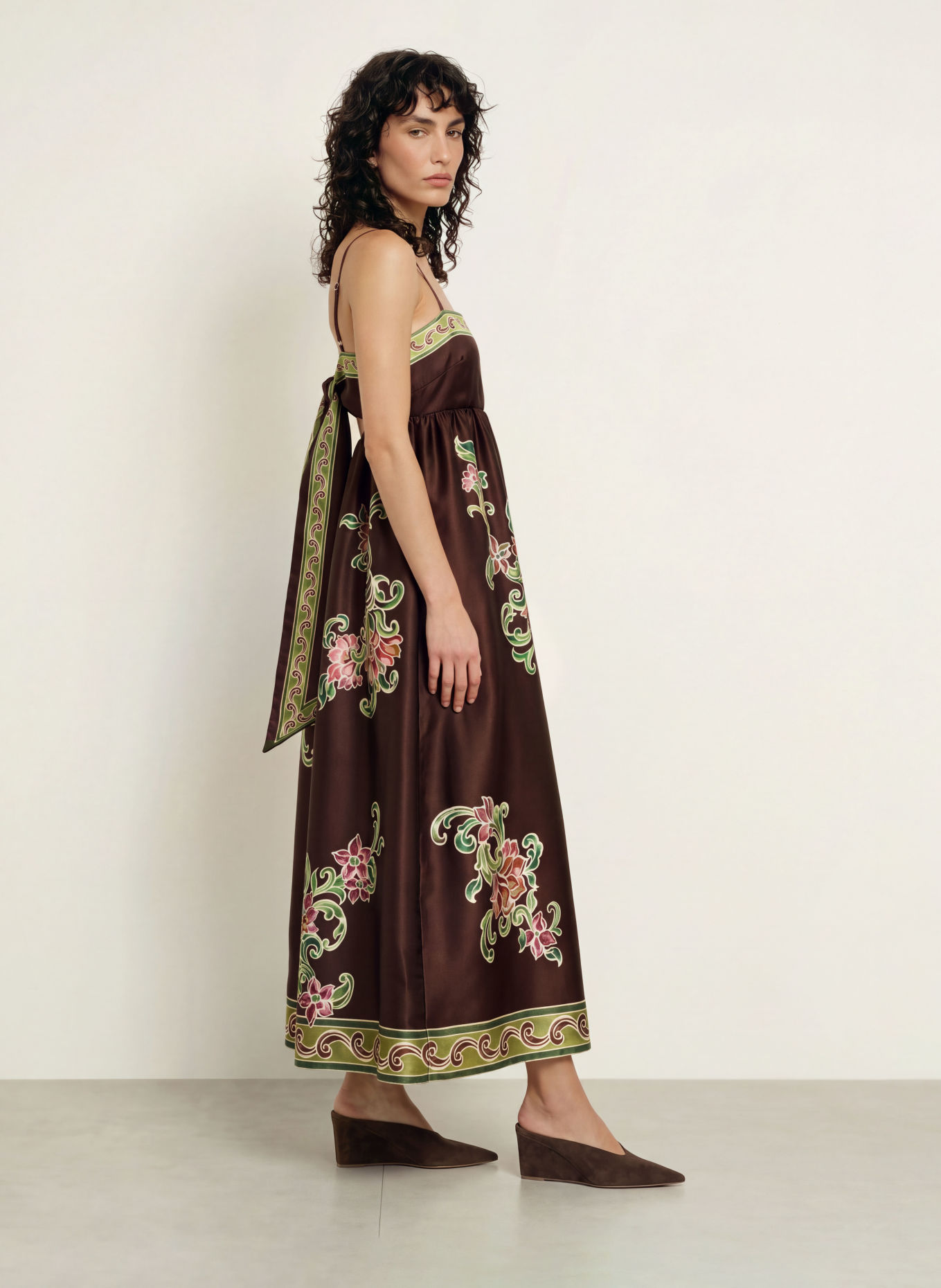 ALÉMAIS Robe JOSIE: ROUGE FONCÉ / VERT / BLANC
