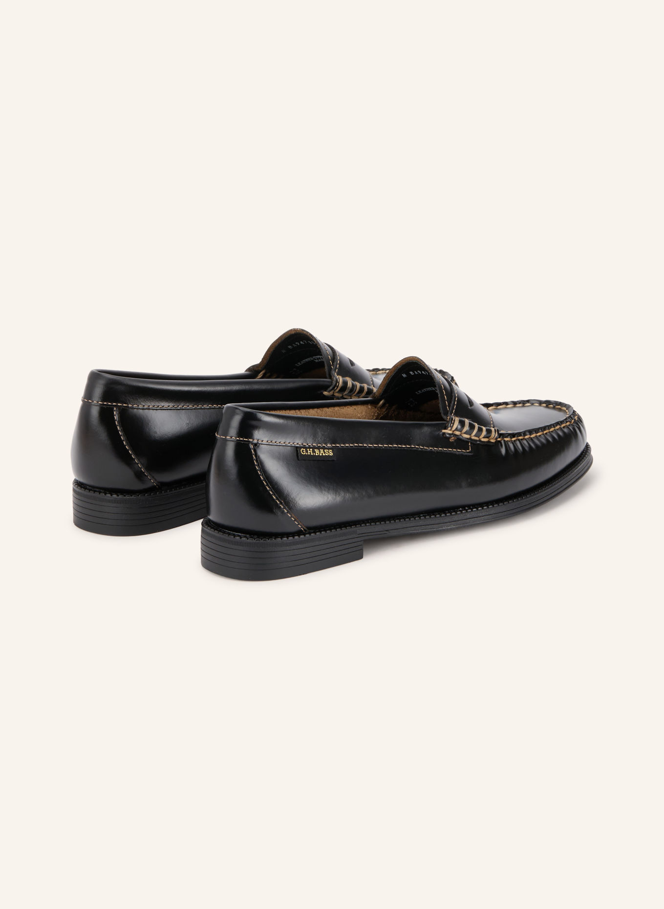 G.H.Bass Loafers à barrette EASY WEEJUN: NOIR