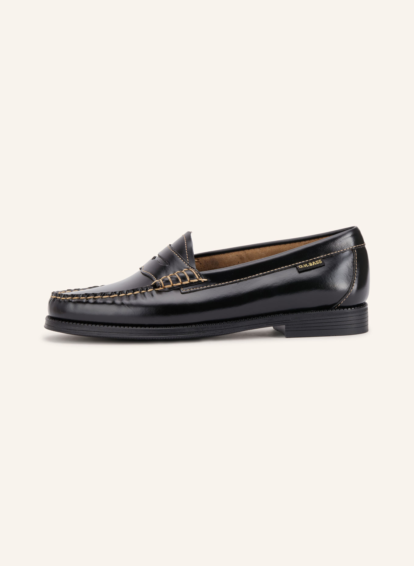 G.H.Bass Loafers à barrette EASY WEEJUN: NOIR