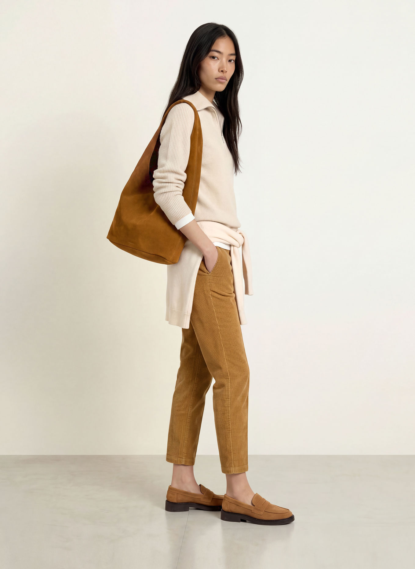 BRAX Chino MARON S aus Cord: COGNAC