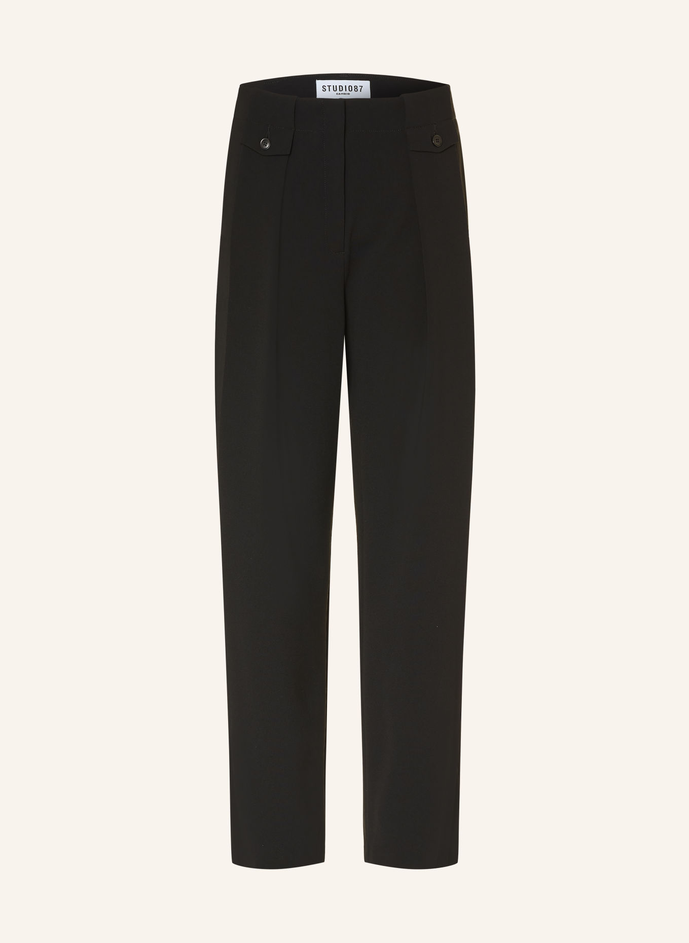 CAMBIO EILEEN Wide-leg trousers: 099 BLACK